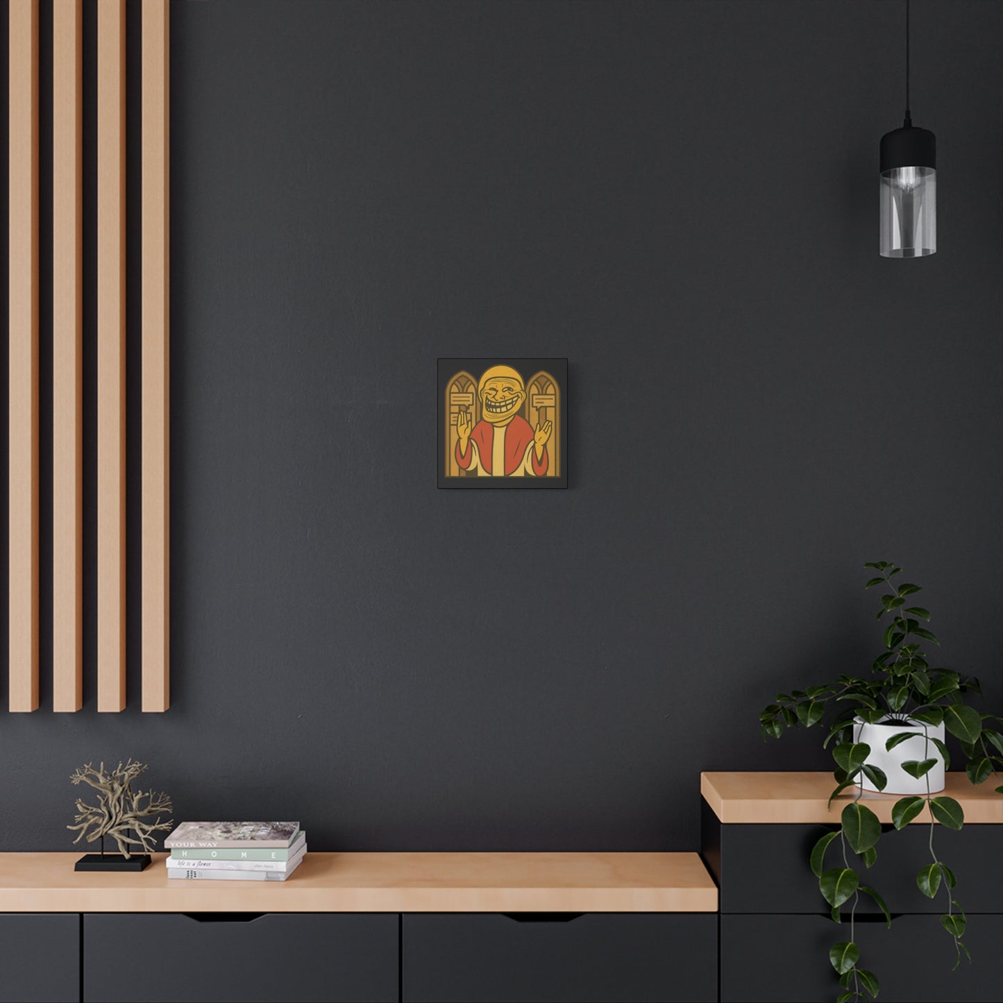 St Troll "Holy Comments" Canvas