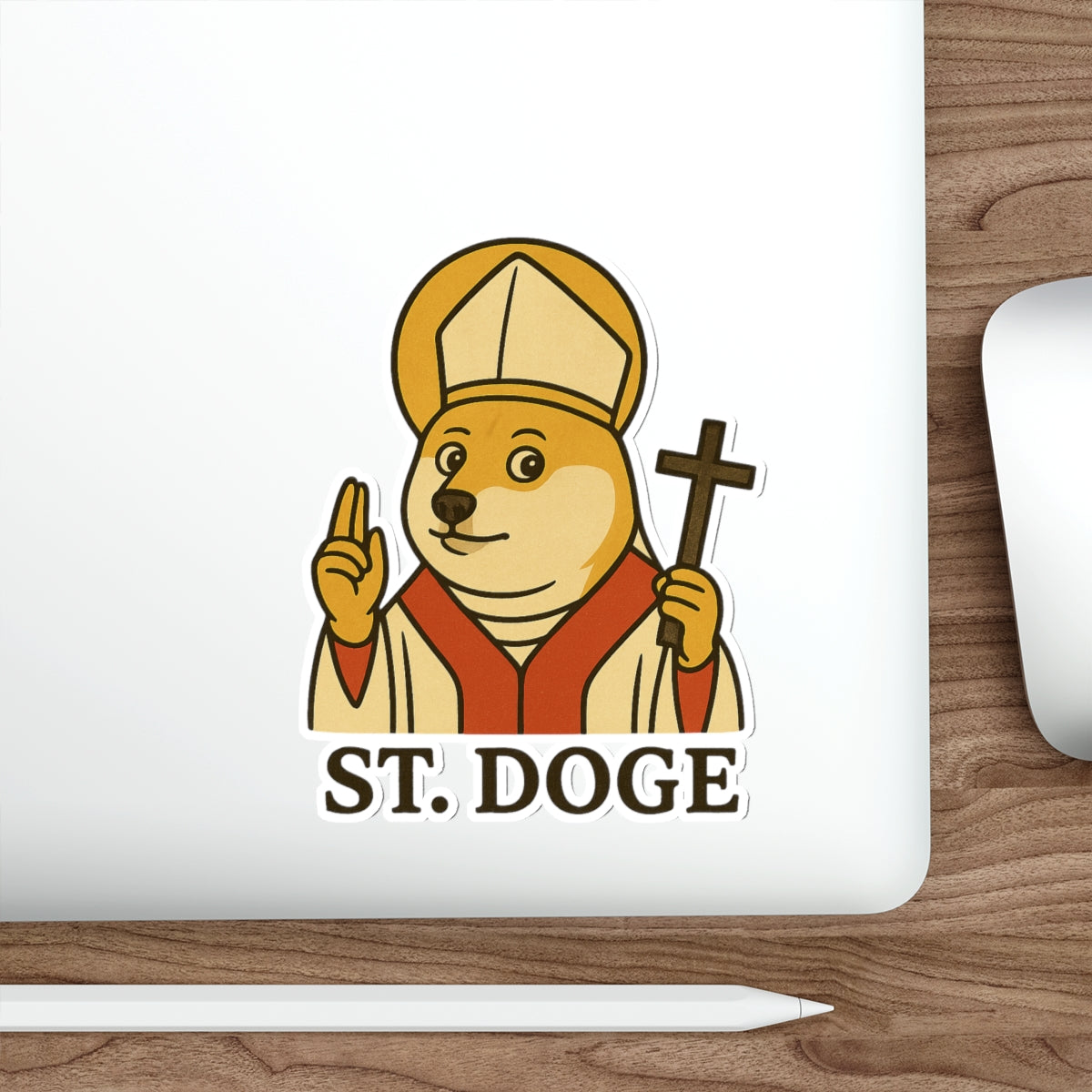 St Doge "Holy" Sticker