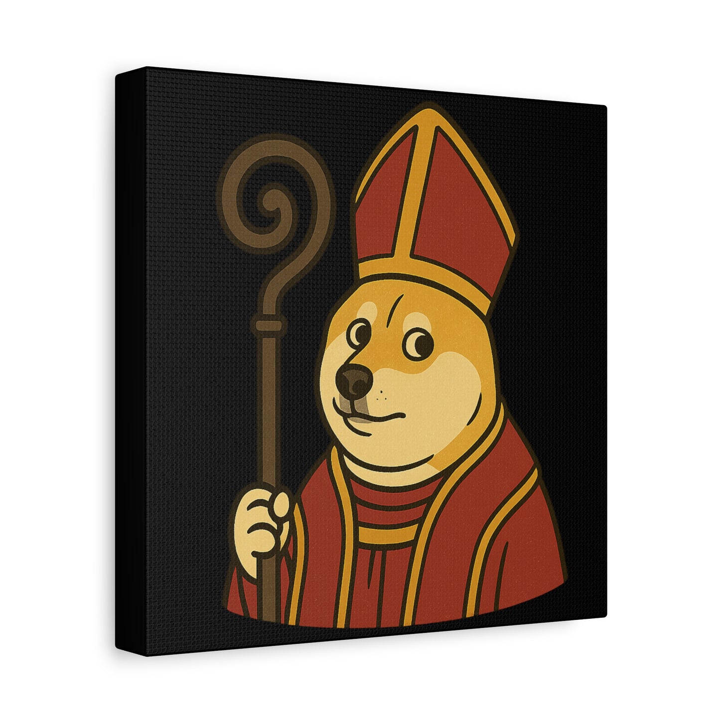 St Doge "Cardinal" Canvas