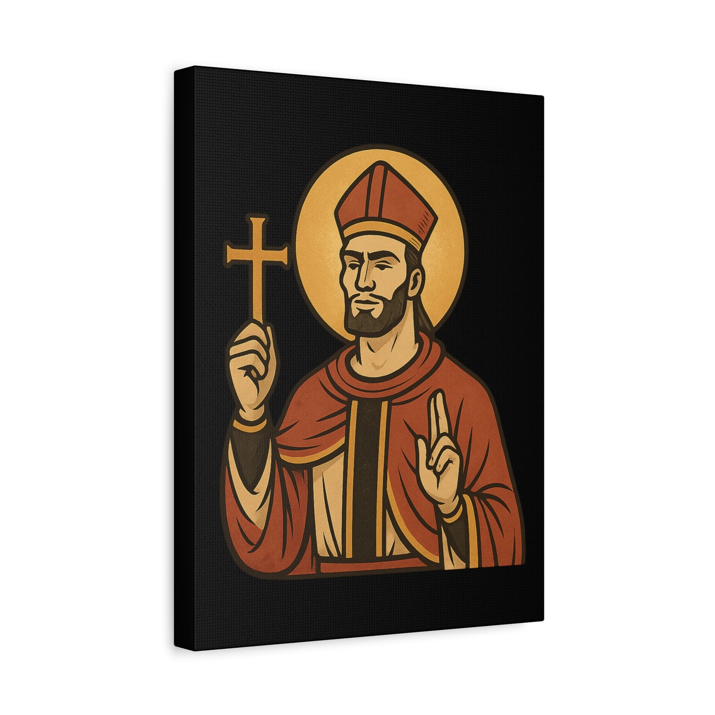 St Gigachad "Holy Habits" Canvas