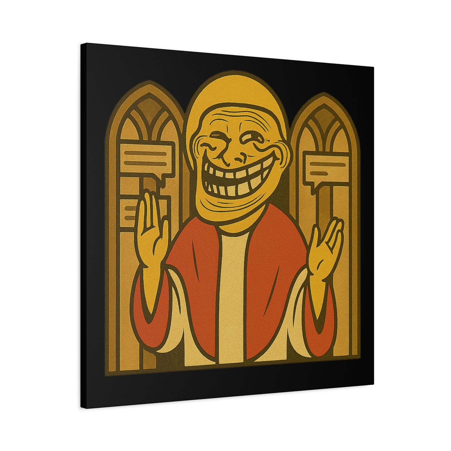 St Troll "Holy Comments" Canvas