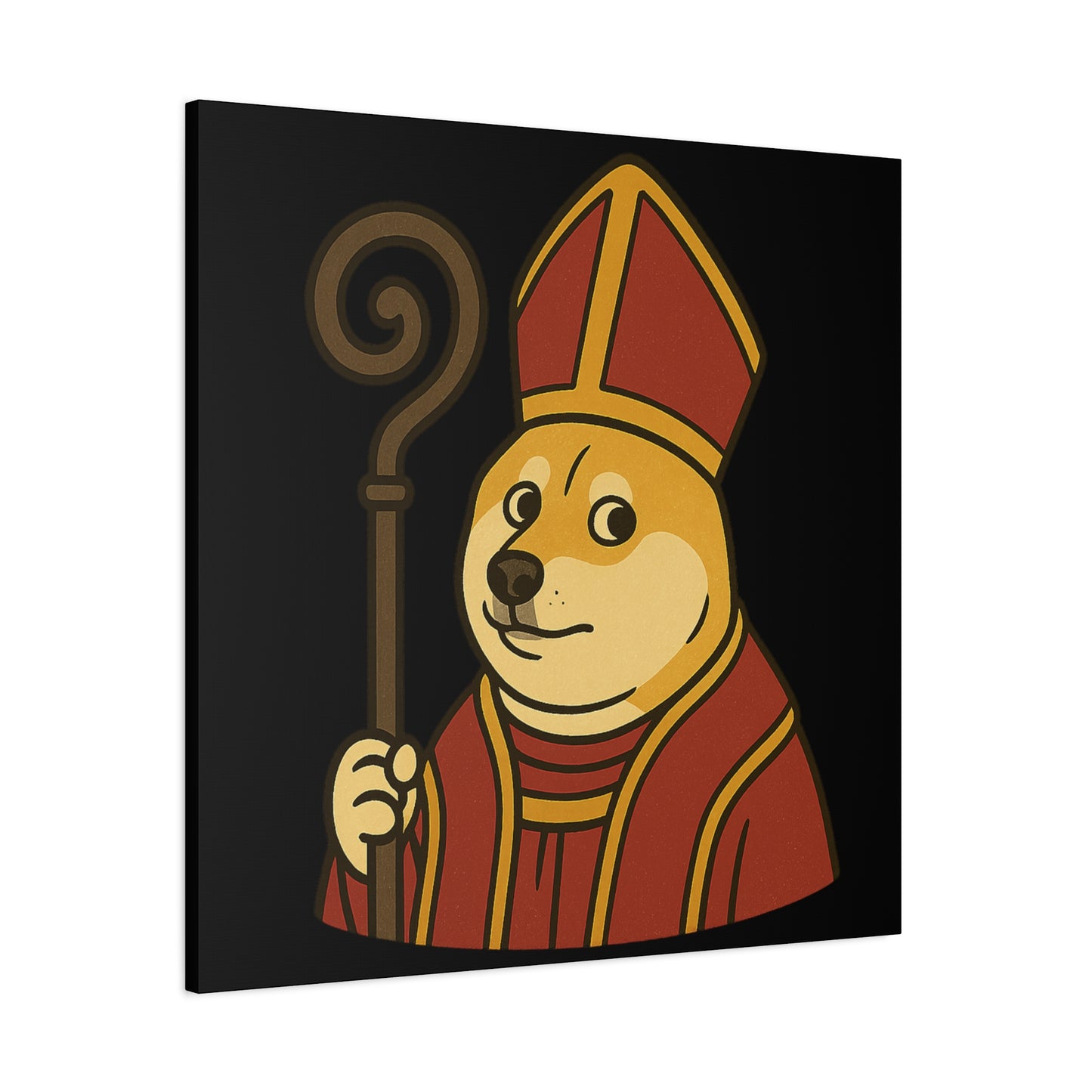 St Doge "Cardinal" Canvas