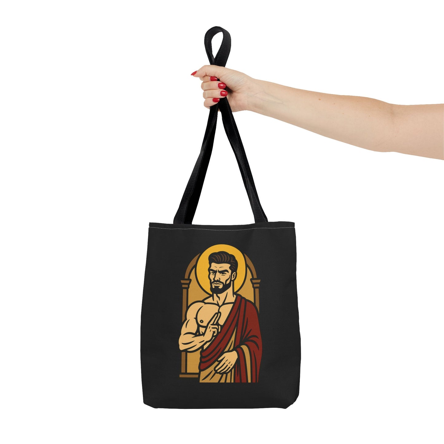 St Gigachad "Peace" Tote Bag