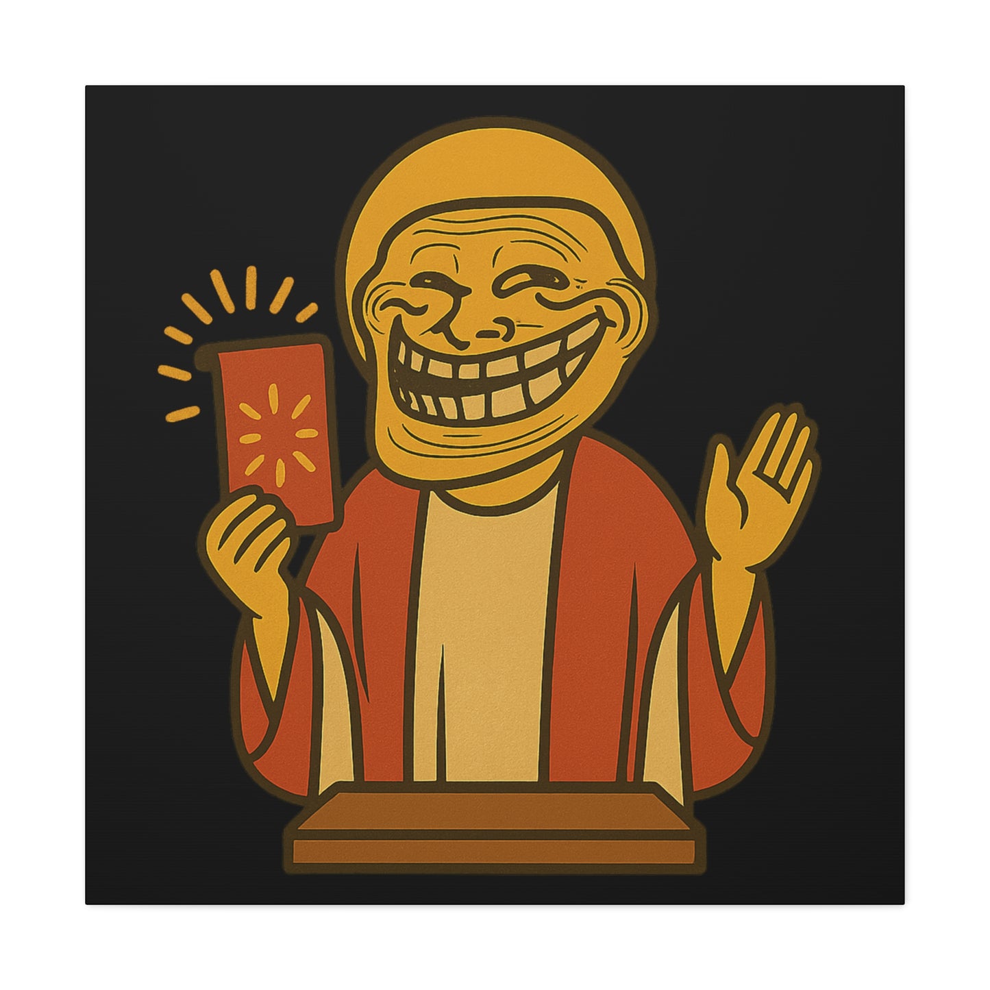 St Troll "History" Canvas