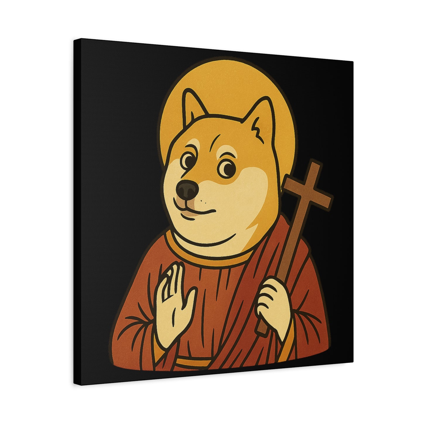 St Doge "Saint" Canvas