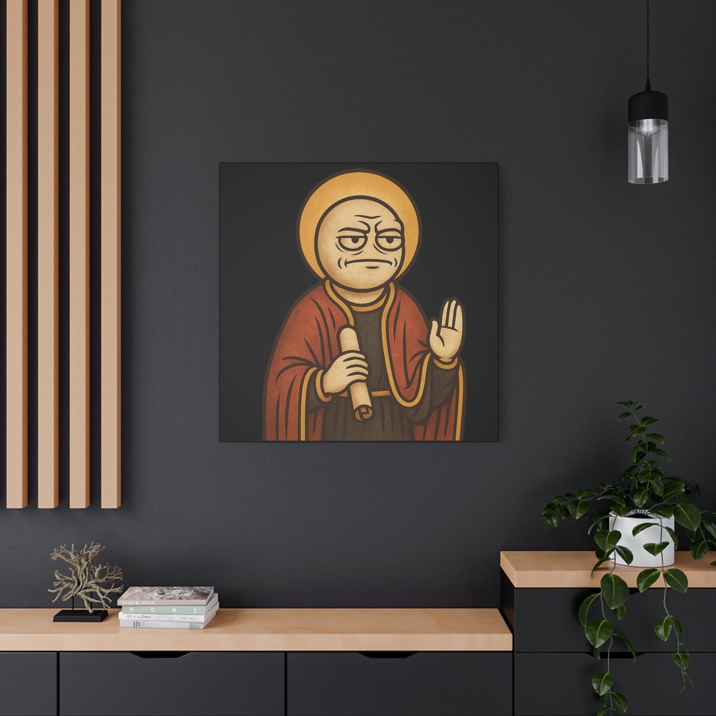 St Rage "Hold" Canvas, Stretched