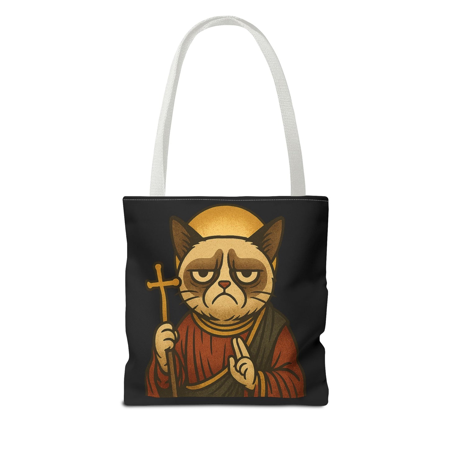 St Grumpy Cat "Repent" Tote Bag