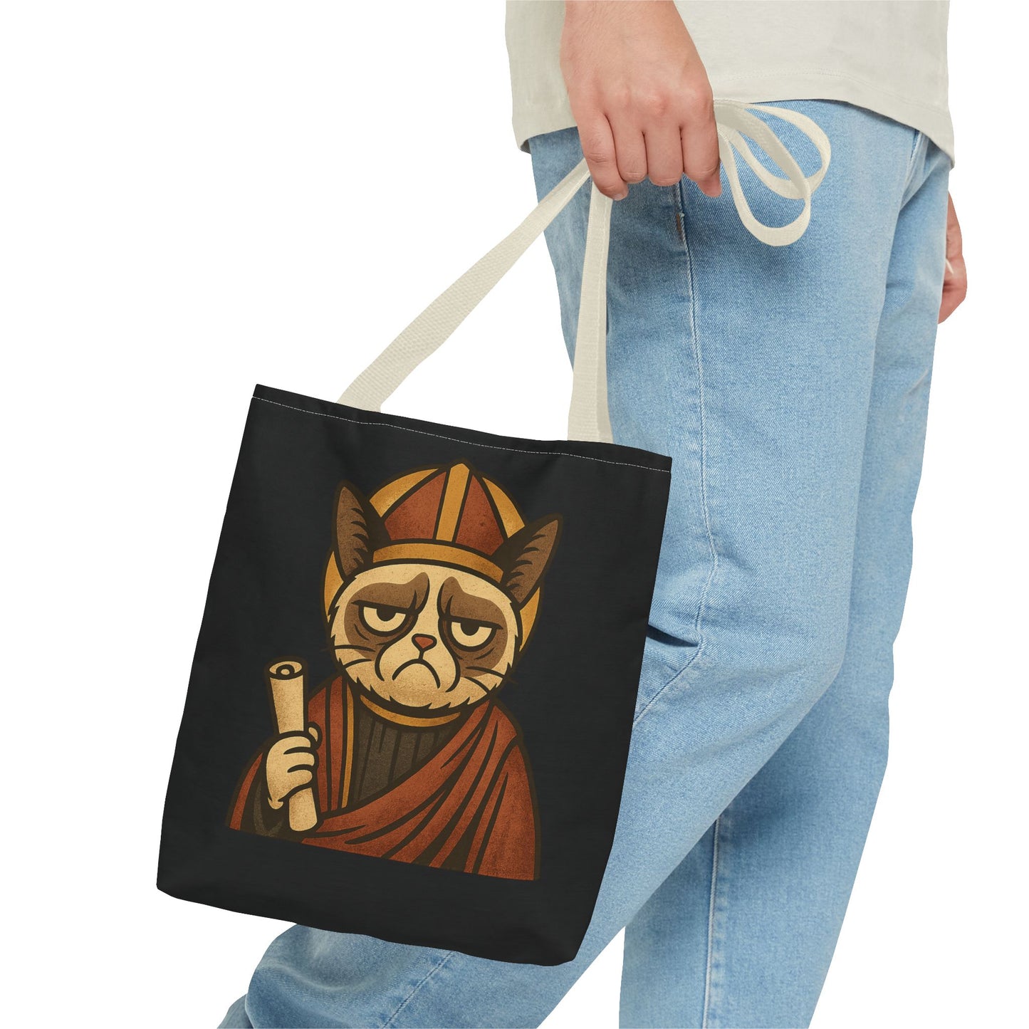 St Grumpy Cat "Holy Receipts" Tote Bag
