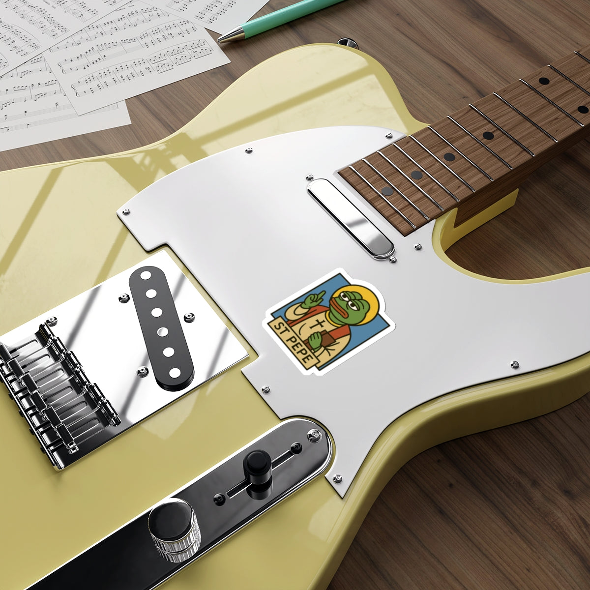 St Pepe "Blessed" Die-Cut Stickers