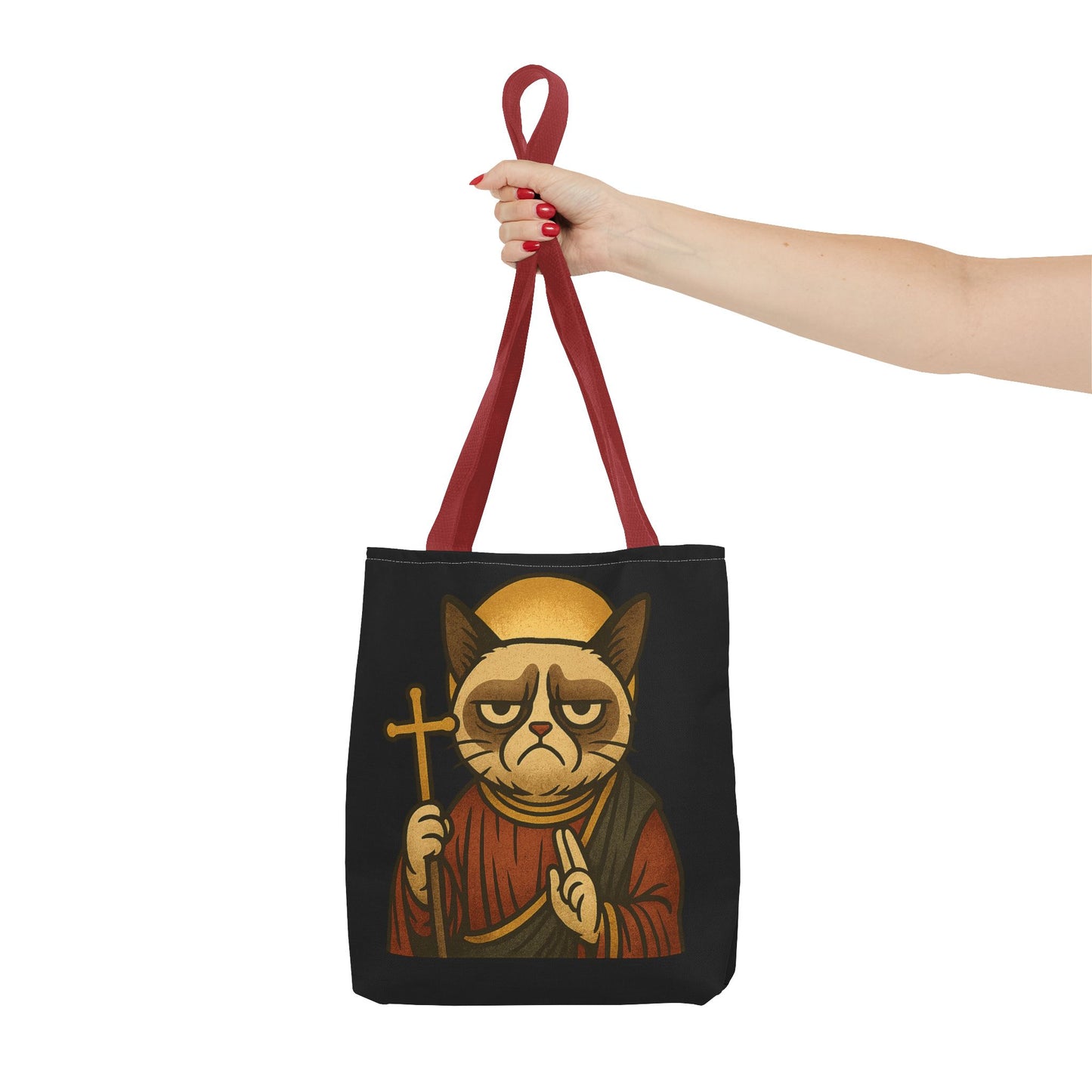 St Grumpy Cat "Repent" Tote Bag