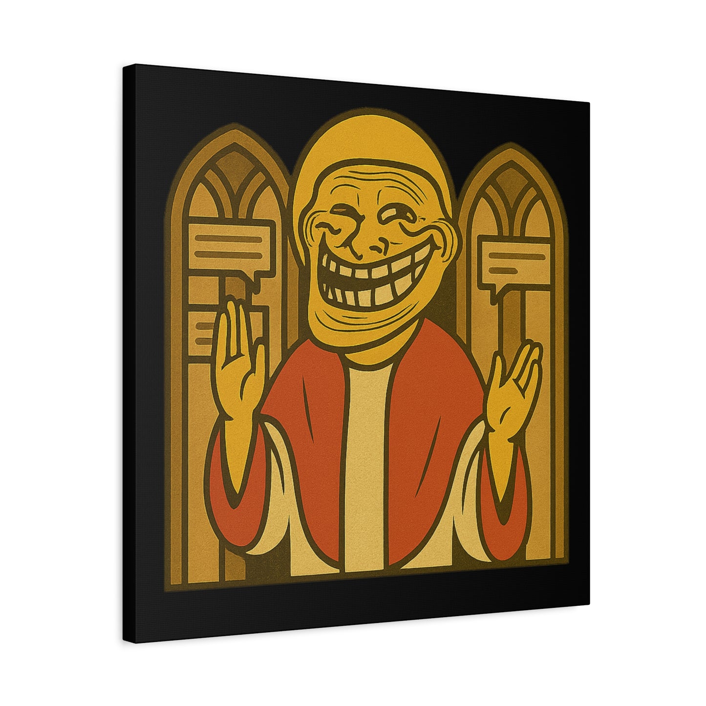St Troll "Holy Comments" Canvas