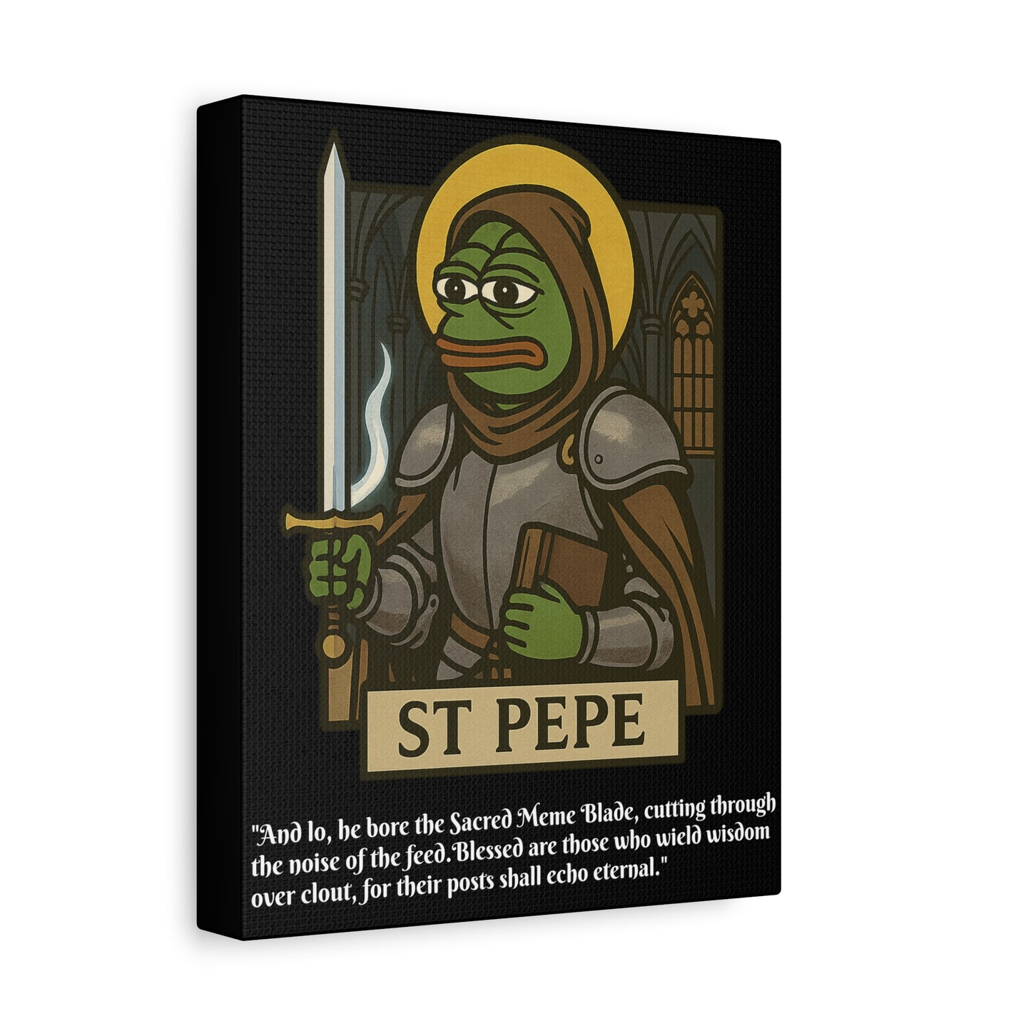 St Pepe "Our King" Canvas Art