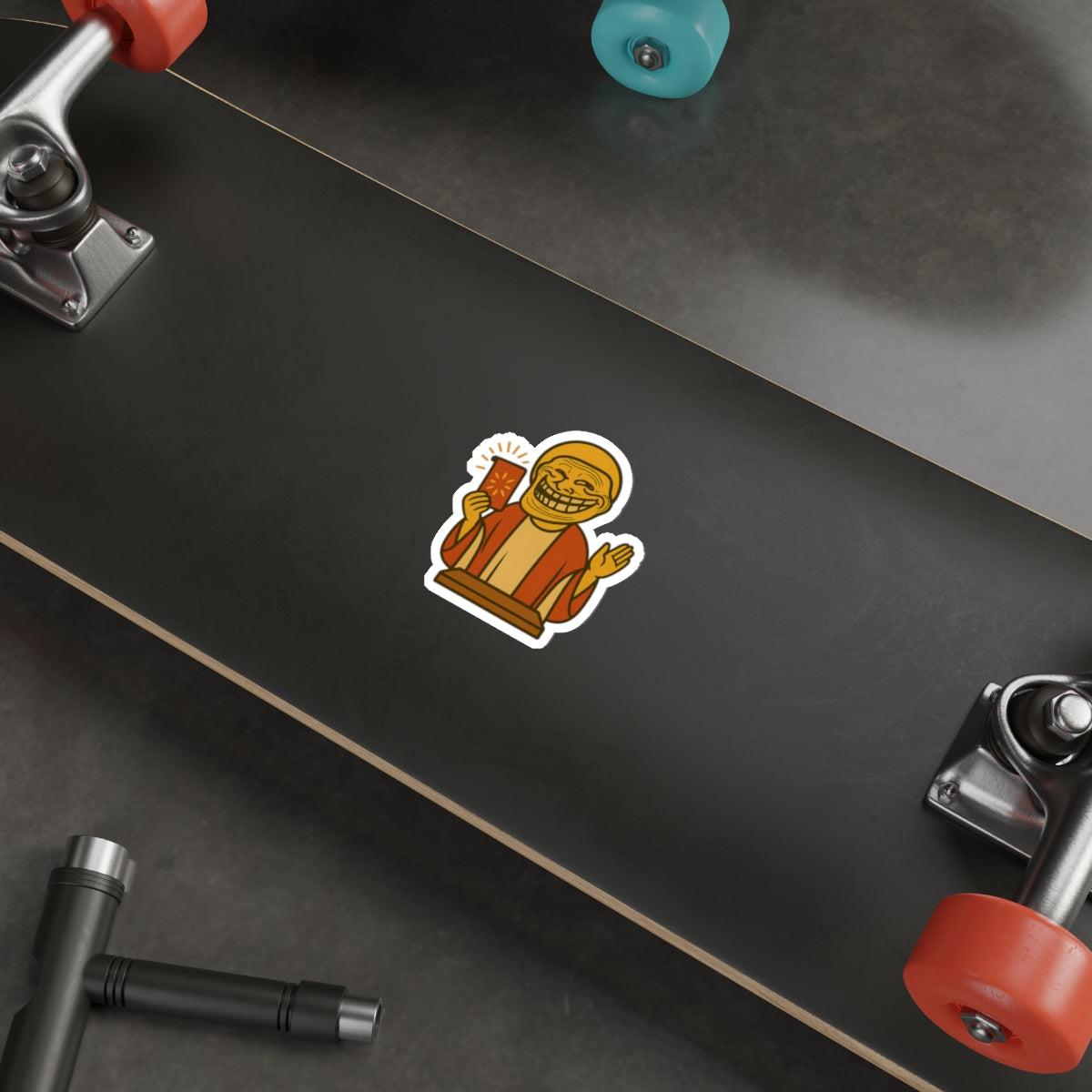 St Troll "History" Die-Cut Stickers