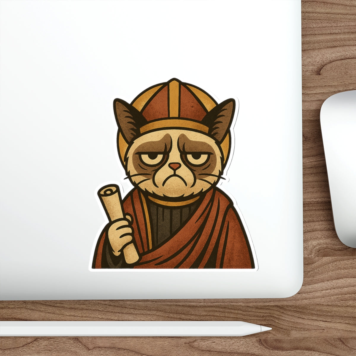 St Grumpy Cat "Holy Receipts" Die-Cut Stickers