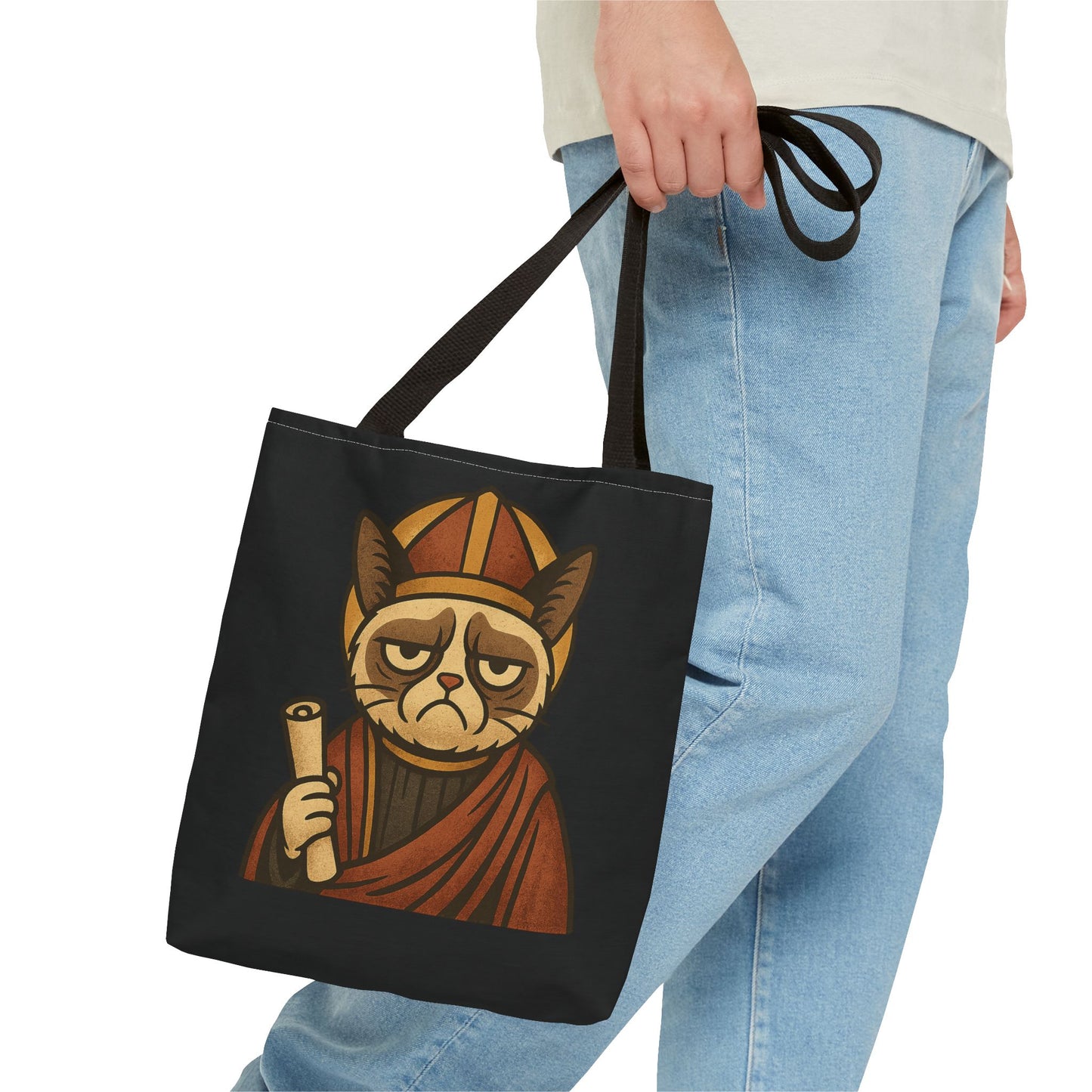 St Grumpy Cat "Holy Receipts" Tote Bag