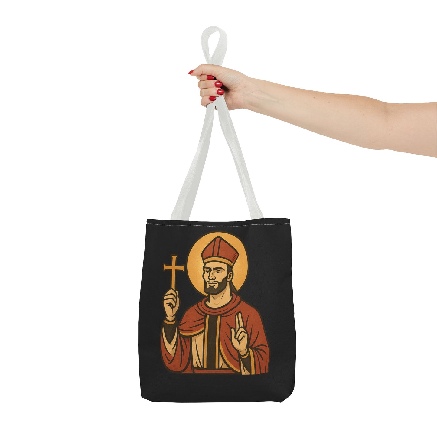St Gigachad "Holy Habits" Tote Bag