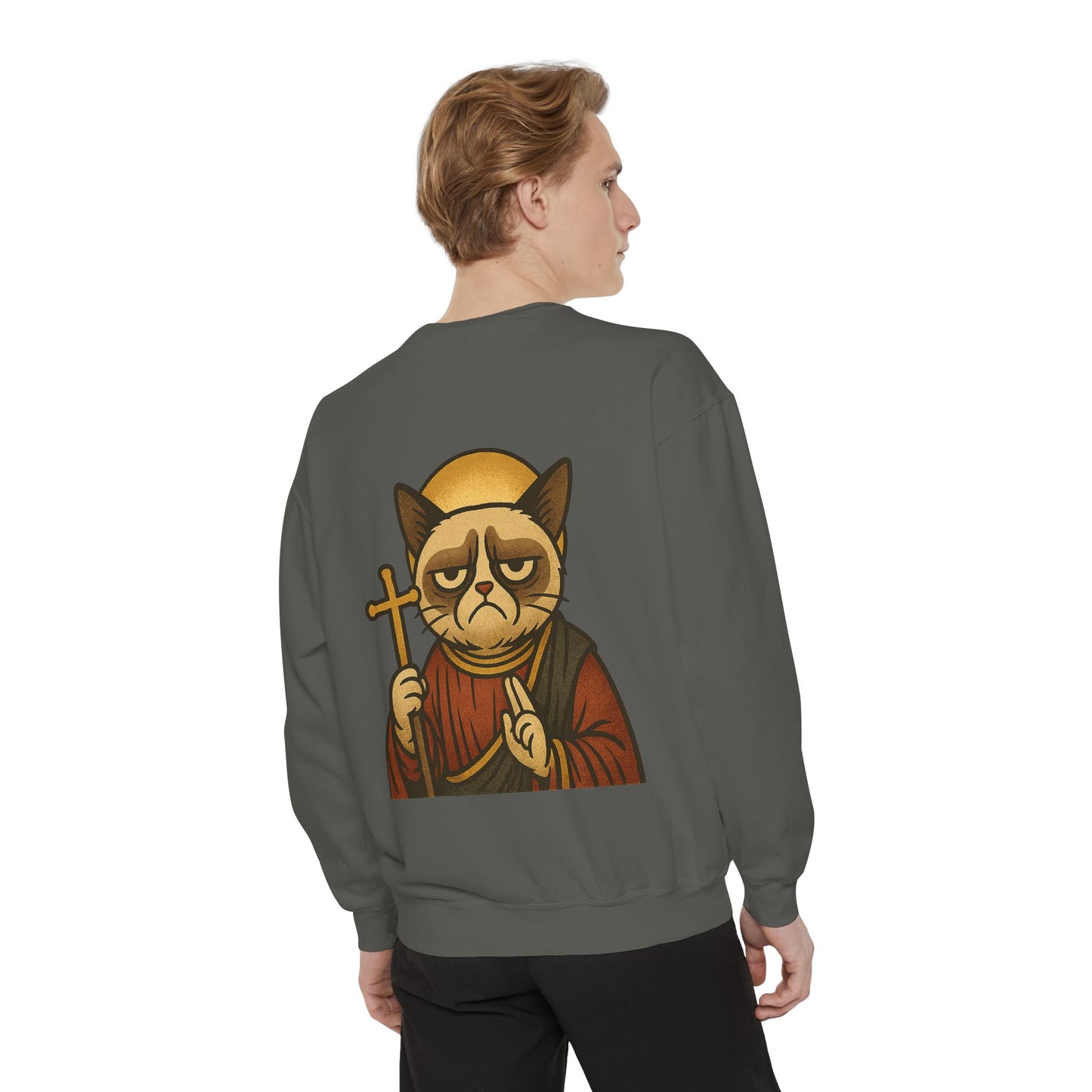 St Grumpy Cat "Repent" Sweatshirt