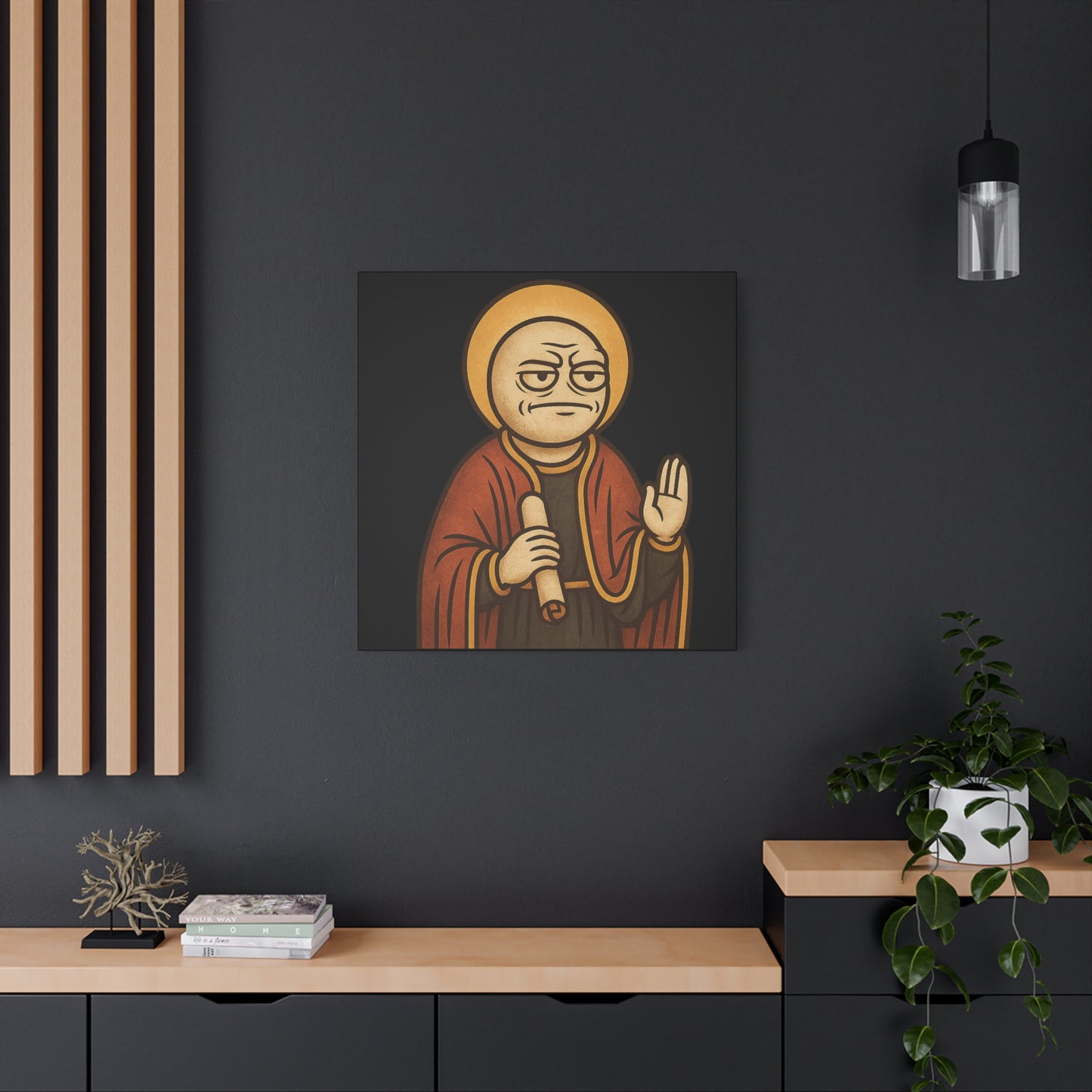 St Rage "Hold" Canvas, Stretched