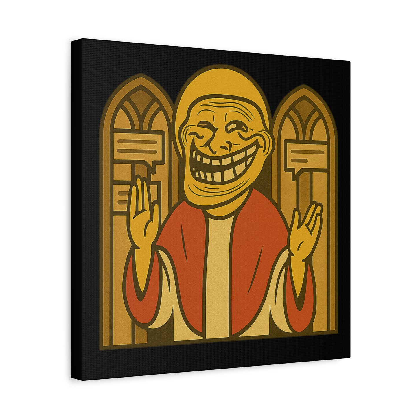 St Troll "Holy Comments" Canvas