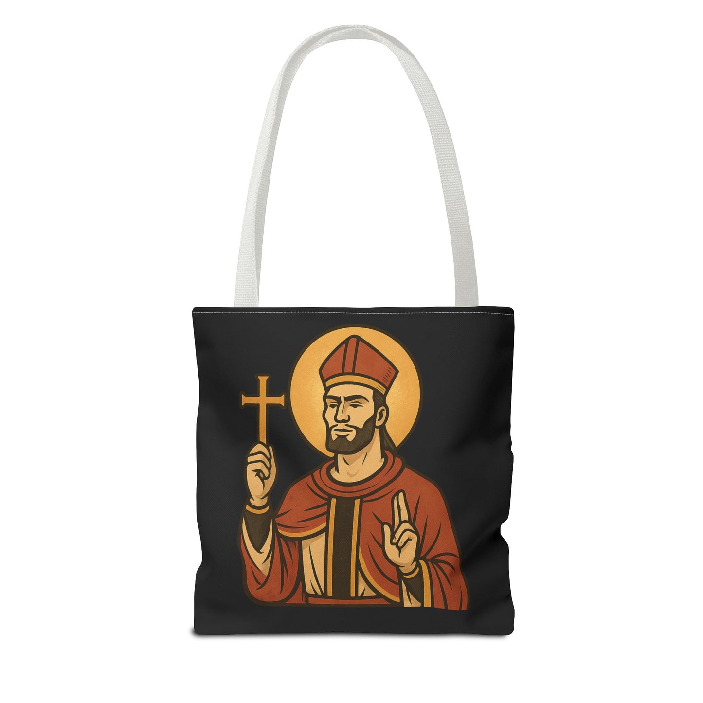St Gigachad "Holy Habits" Tote Bag