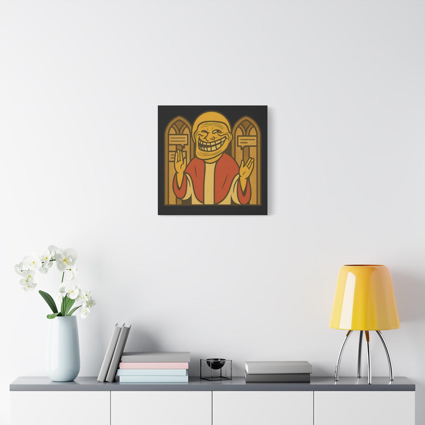 St Troll "Holy Comments" Canvas