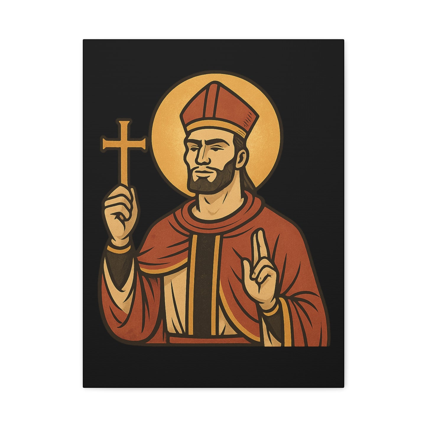 St Gigachad "Holy Habits" Canvas