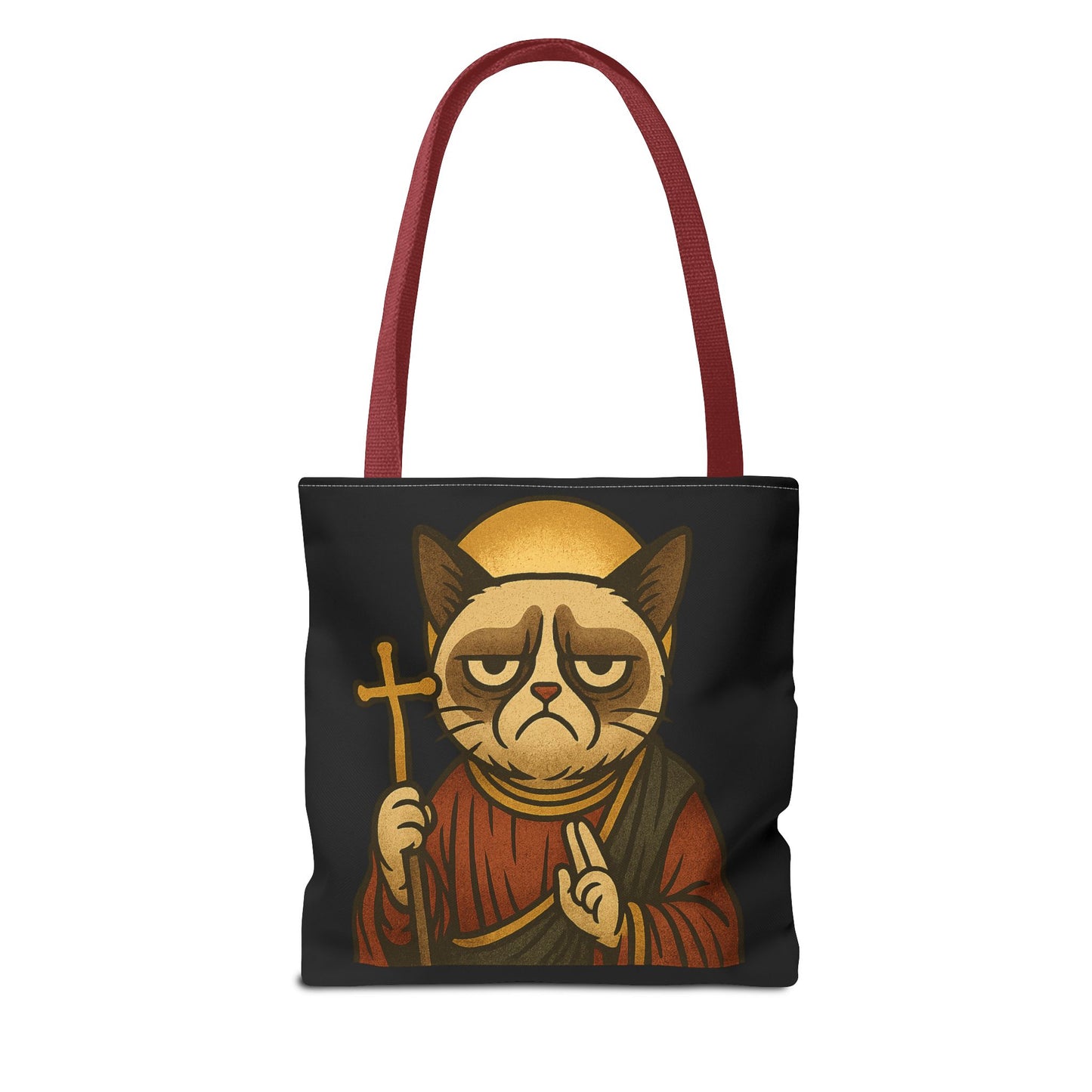 St Grumpy Cat "Repent" Tote Bag
