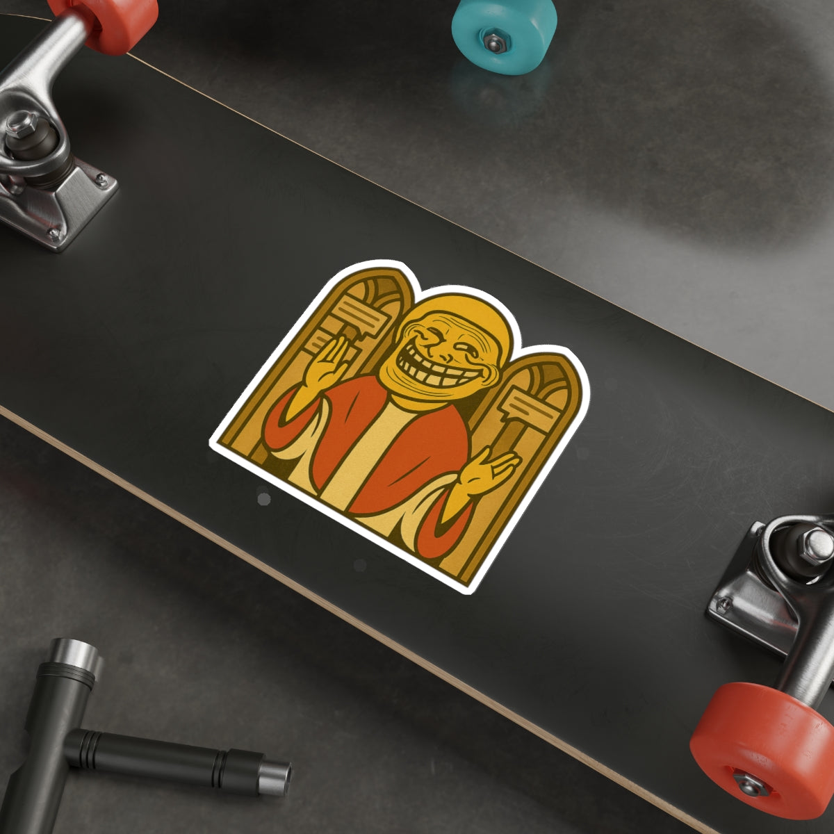 St Troll "Holy Comments" Die-Cut Sticker