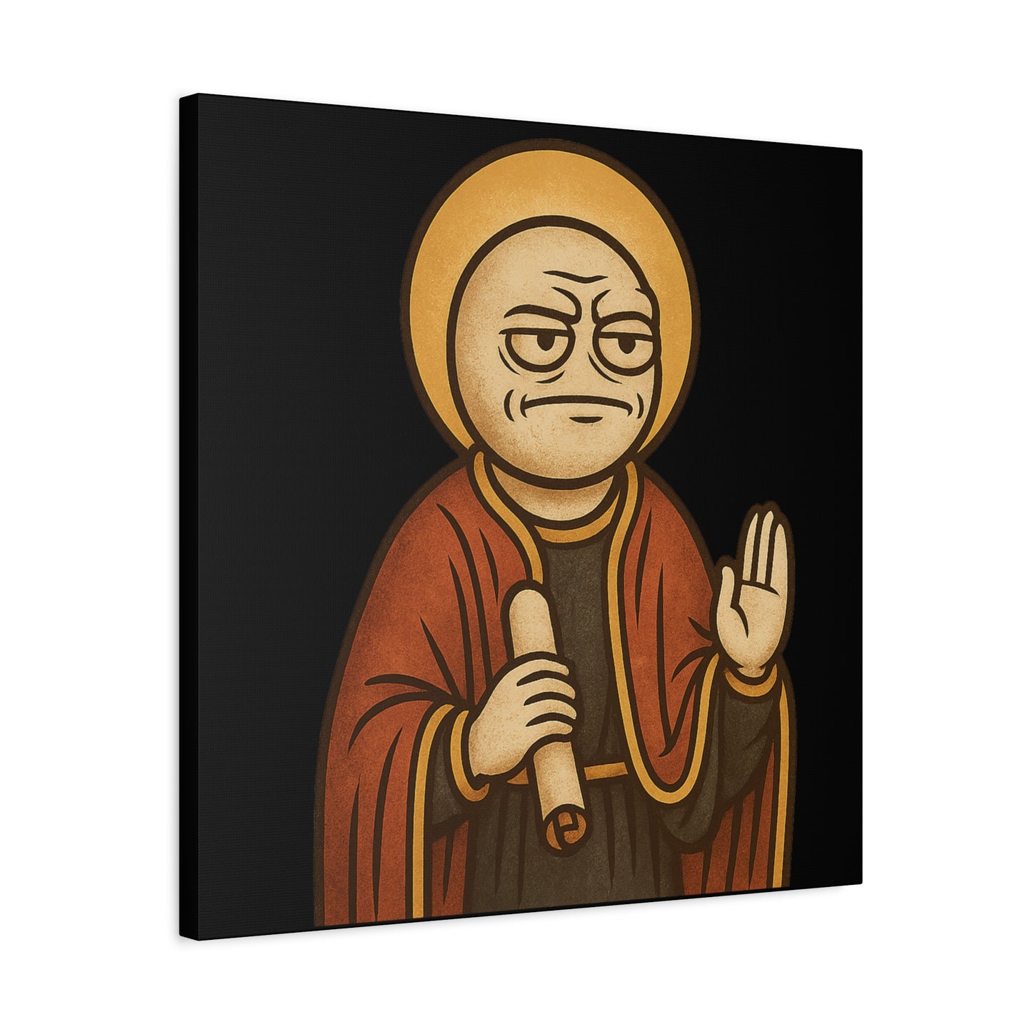 St Rage "Hold" Canvas, Stretched