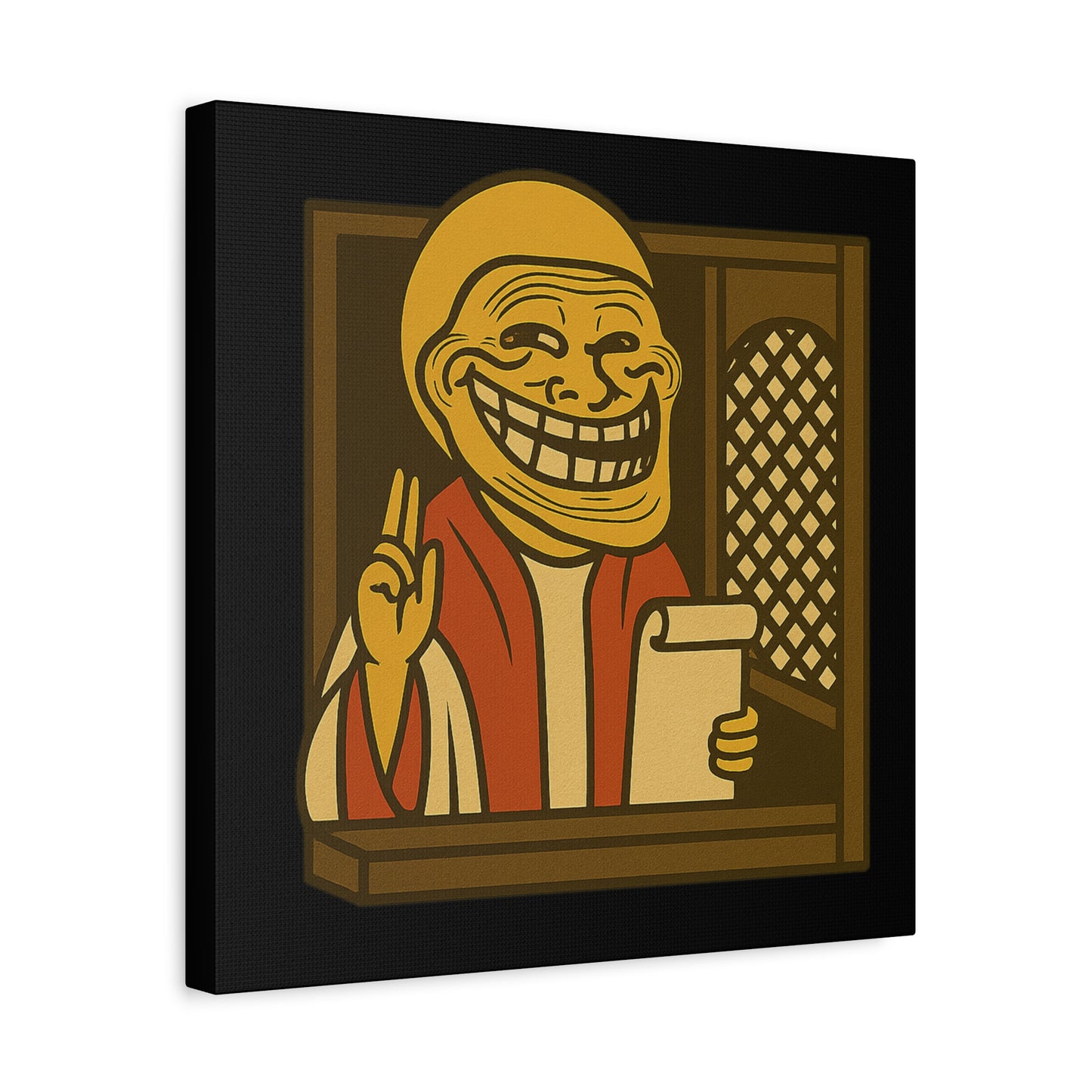 St Troll "Confessions" Canvas Art