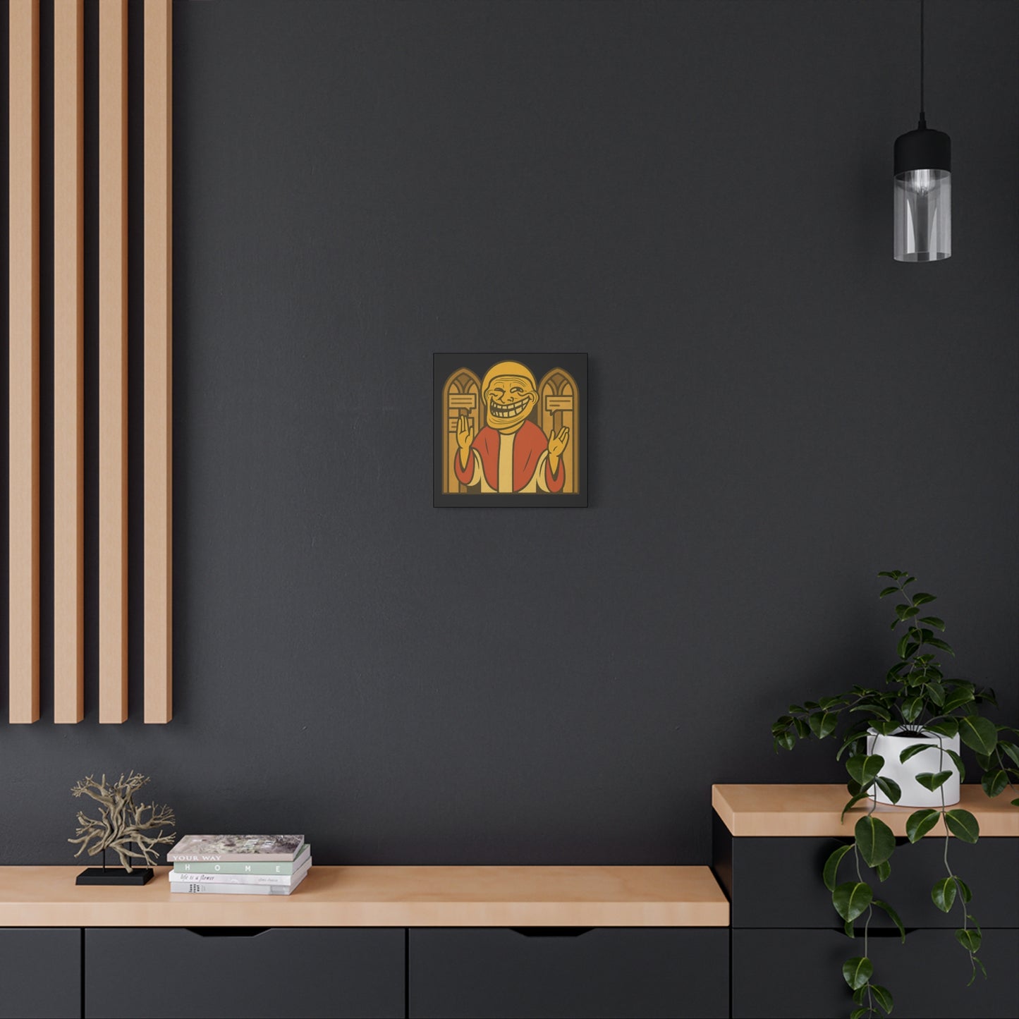 St Troll "Holy Comments" Canvas