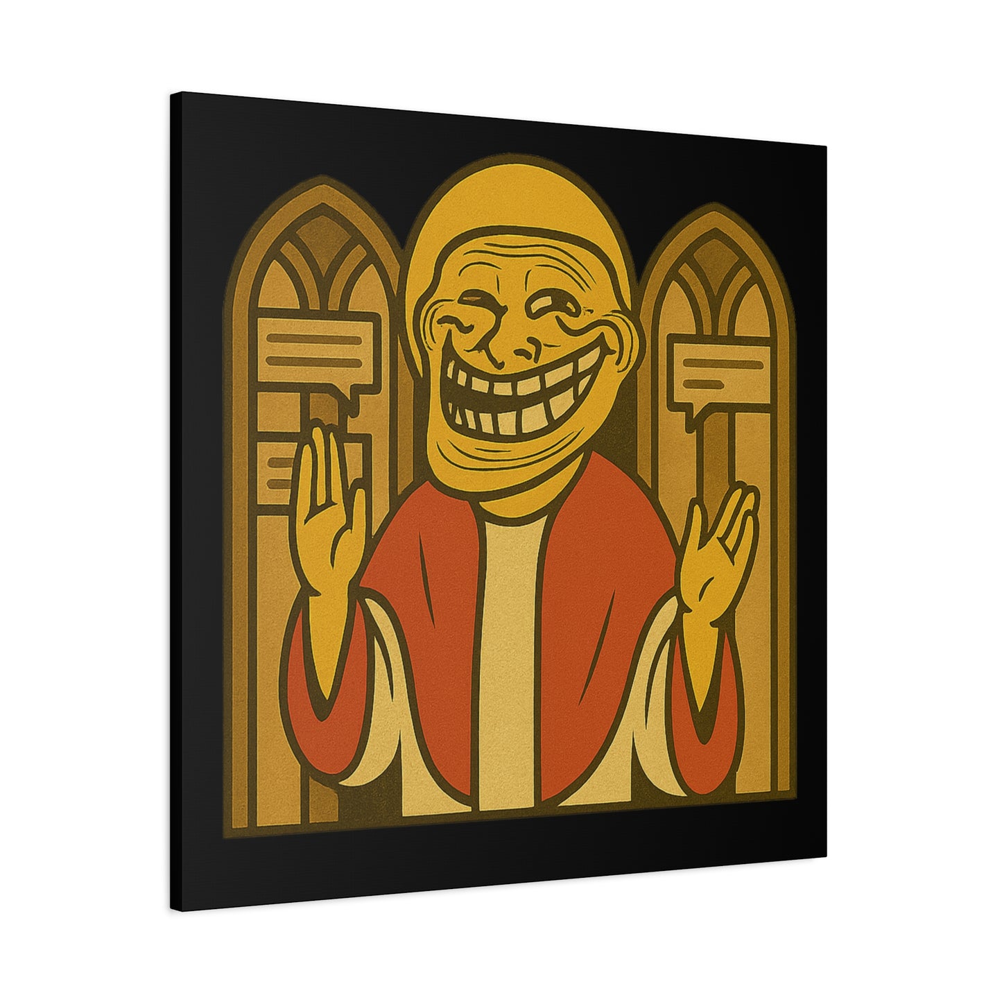 St Troll "Holy Comments" Canvas