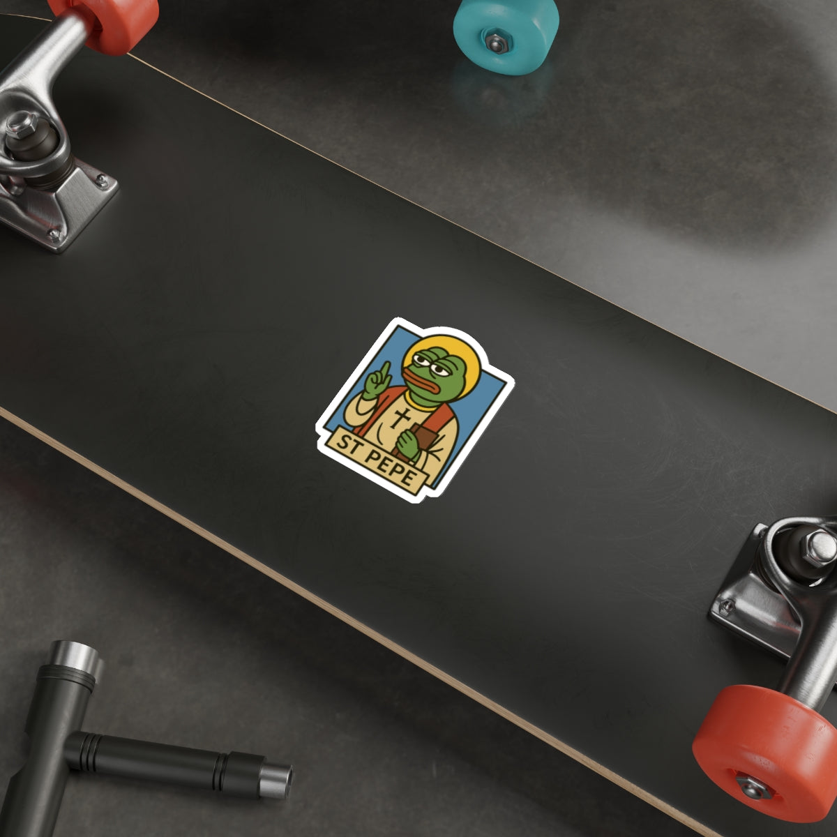 St Pepe "Blessed" Die-Cut Stickers