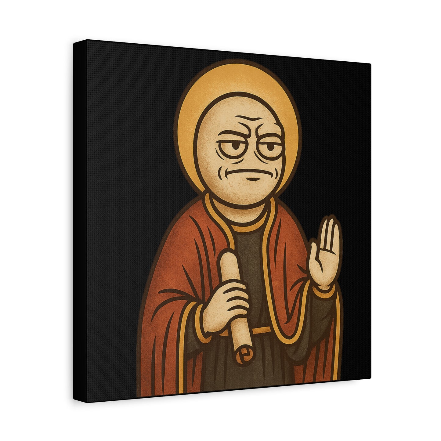 St Rage "Hold" Canvas, Stretched