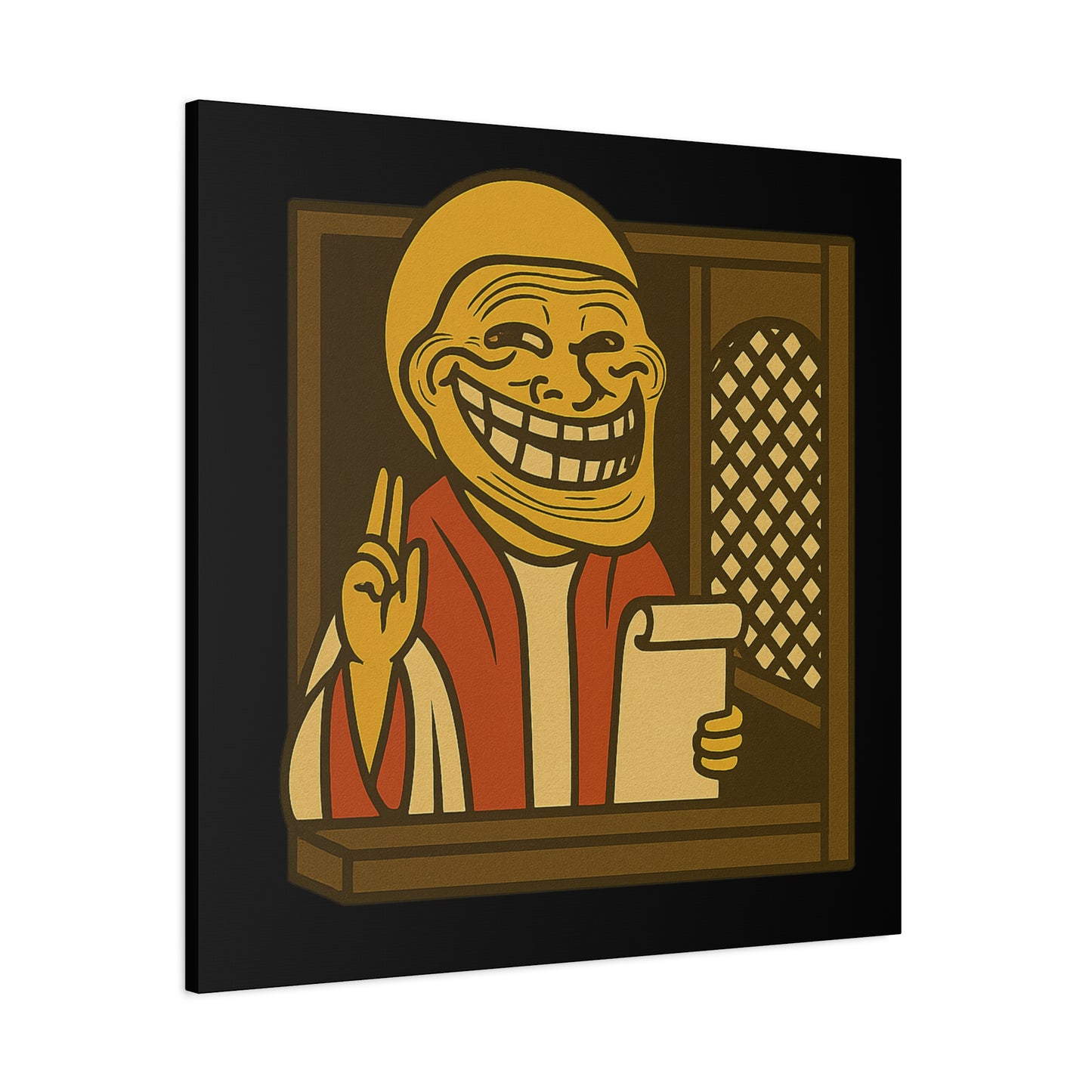 St Troll "Confessions" Canvas Art