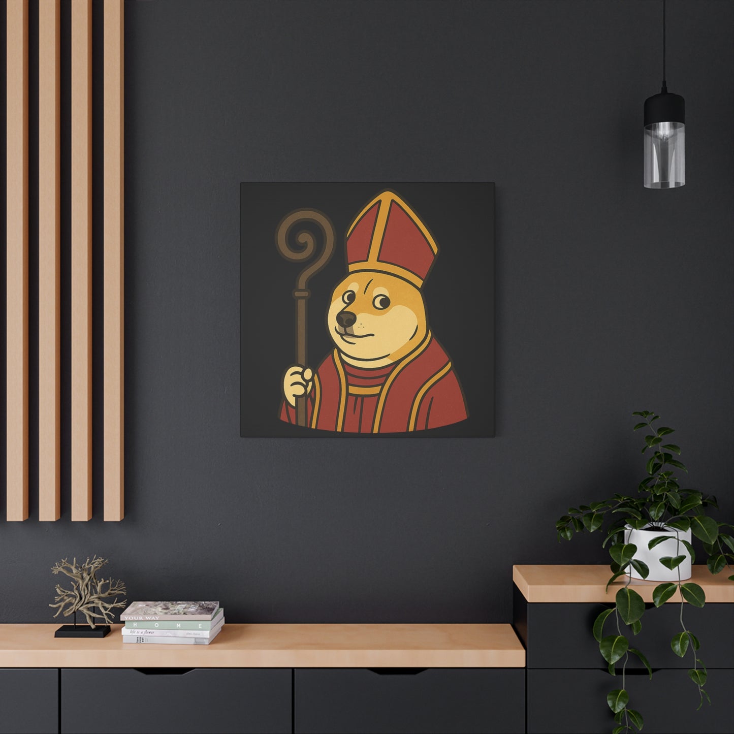 St Doge "Cardinal" Canvas