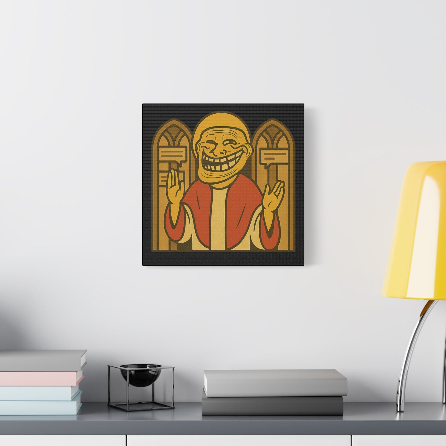 St Troll "Holy Comments" Canvas
