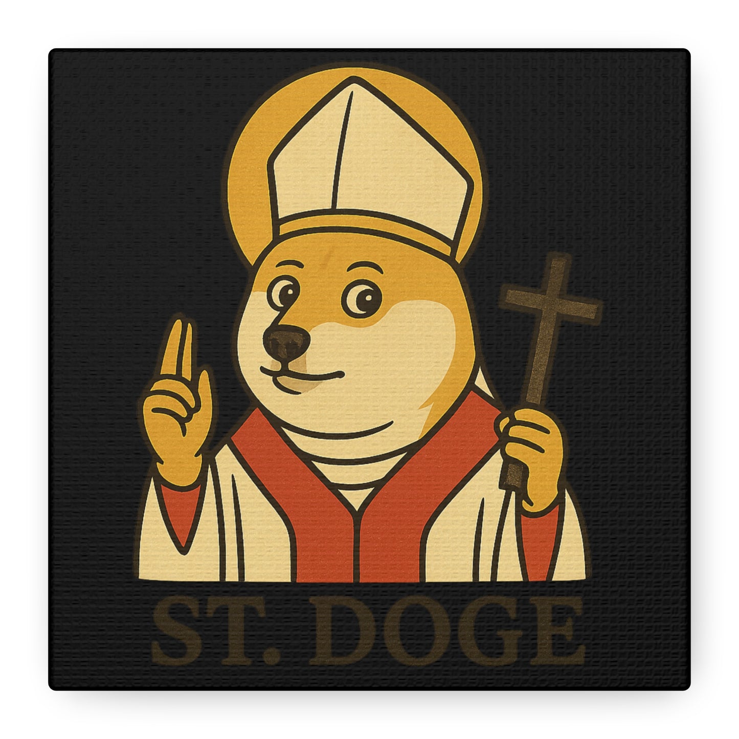 St Doge "Holy" Canvas