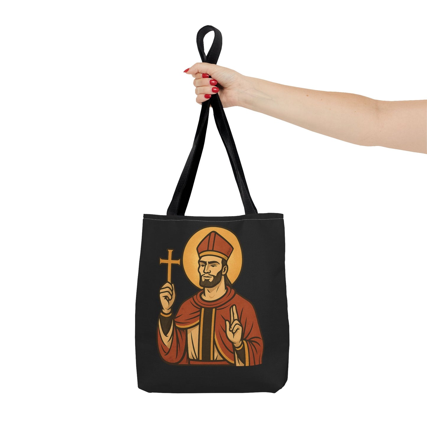 St Gigachad "Holy Habits" Tote Bag