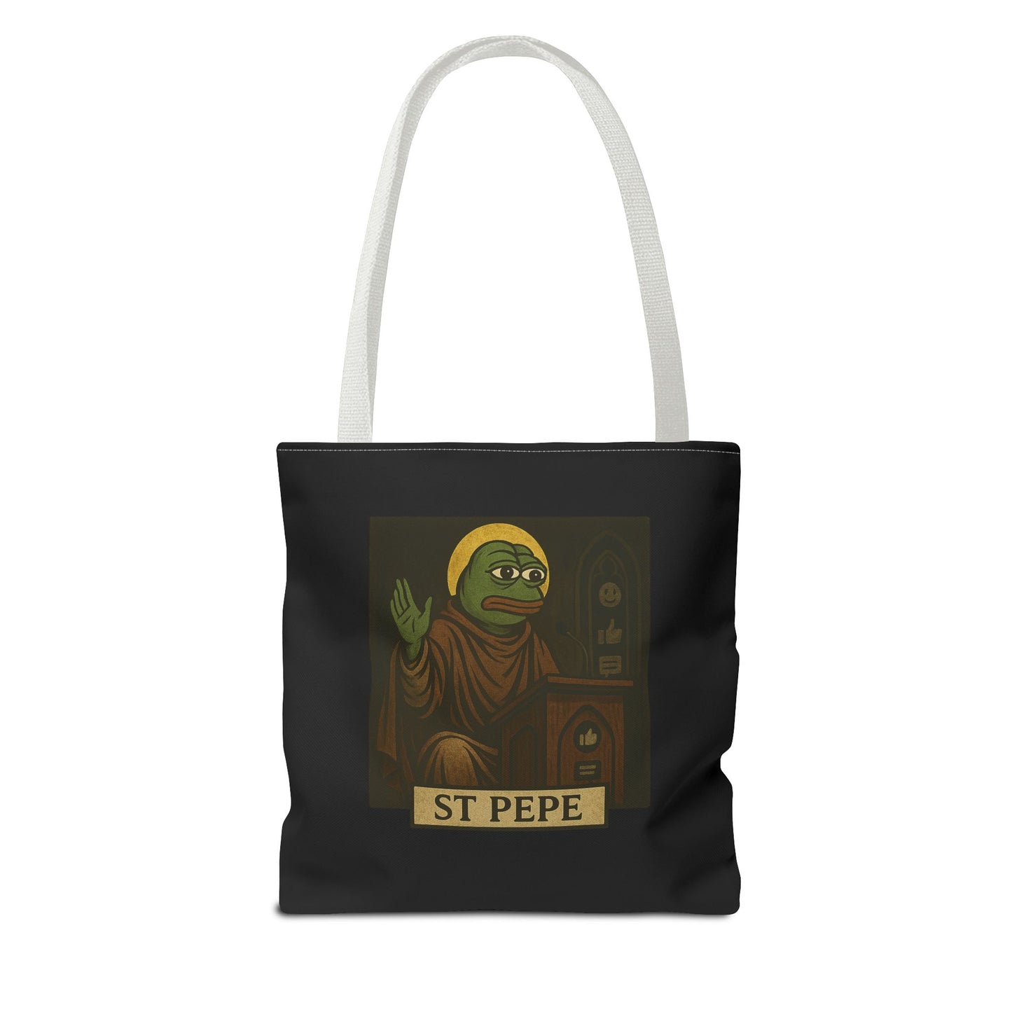 Saint Pepe "Preach" Tote Bag