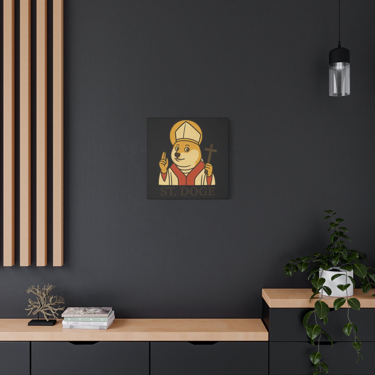 St Doge "Holy" Canvas