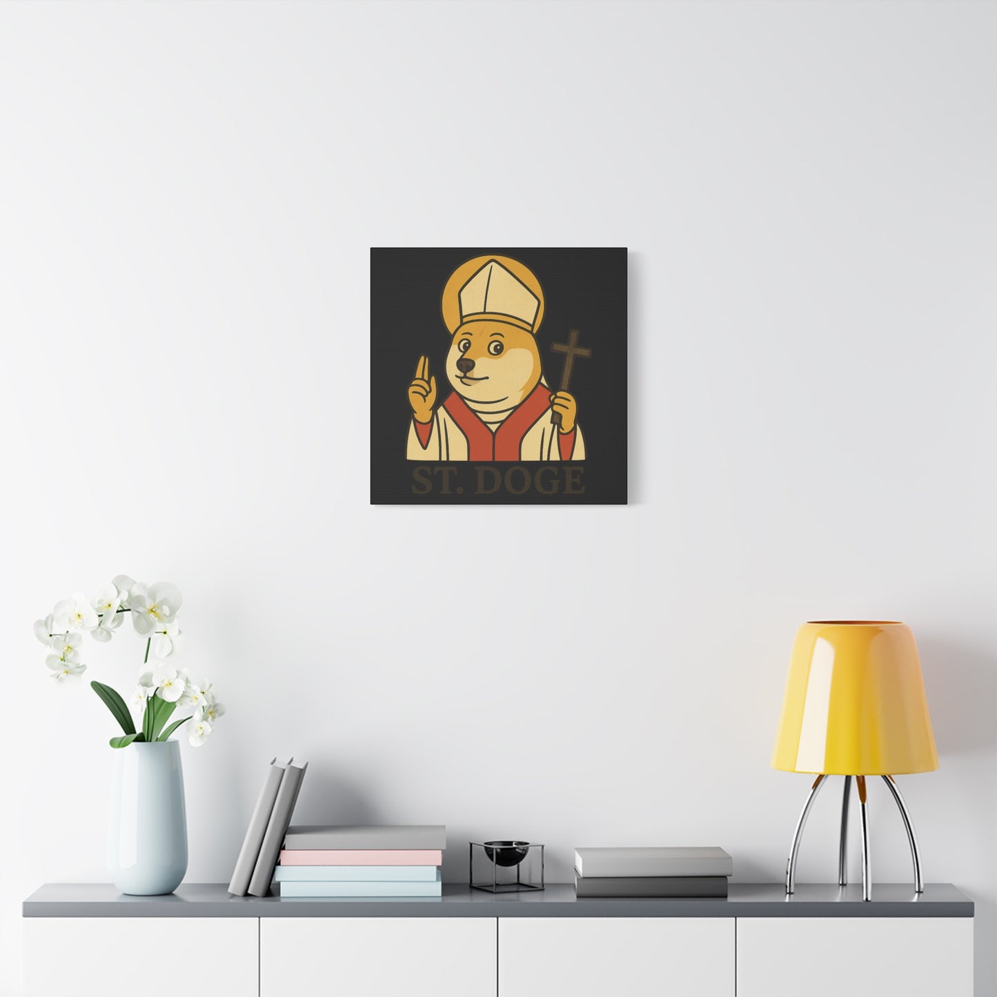 St Doge "Holy" Canvas
