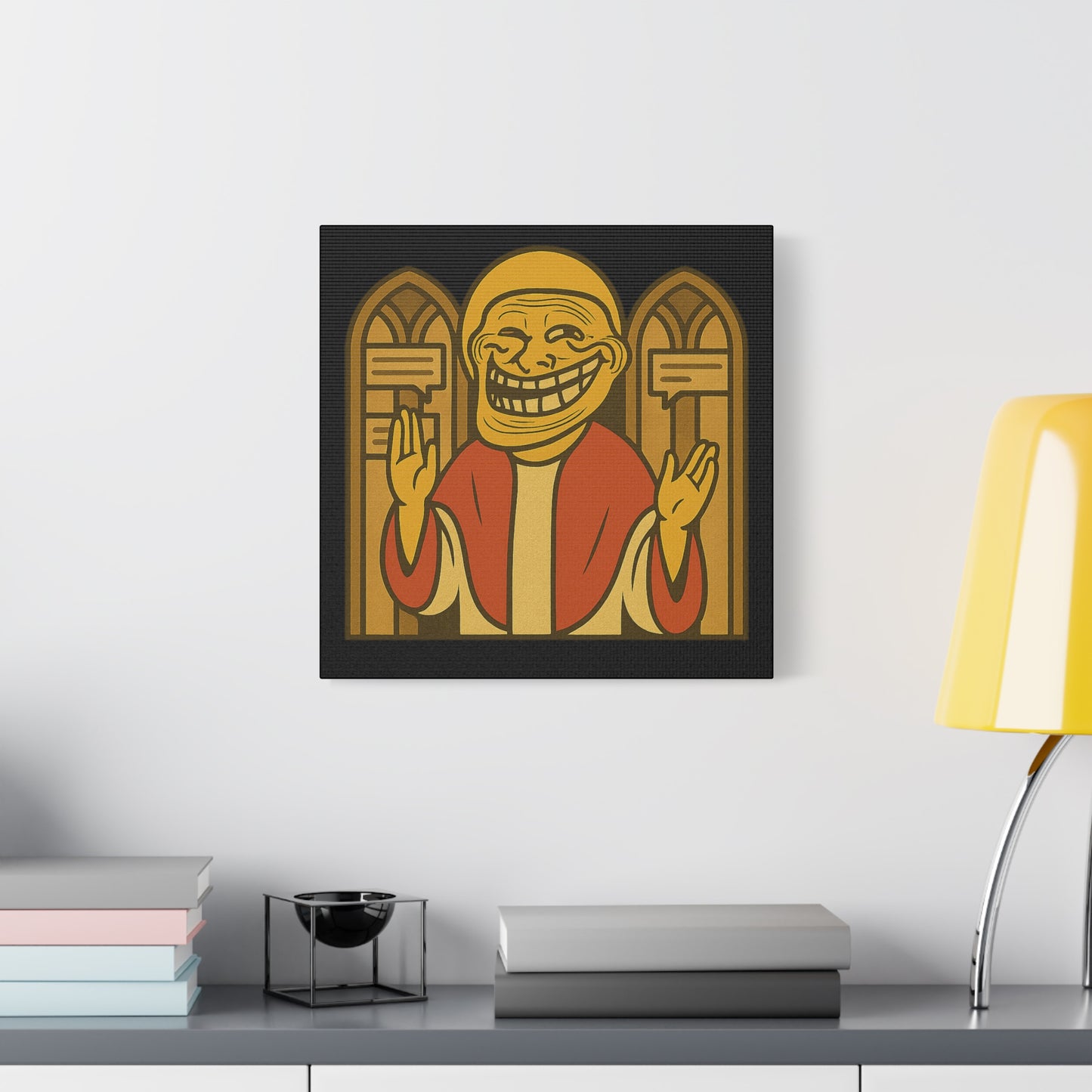 St Troll "Holy Comments" Canvas