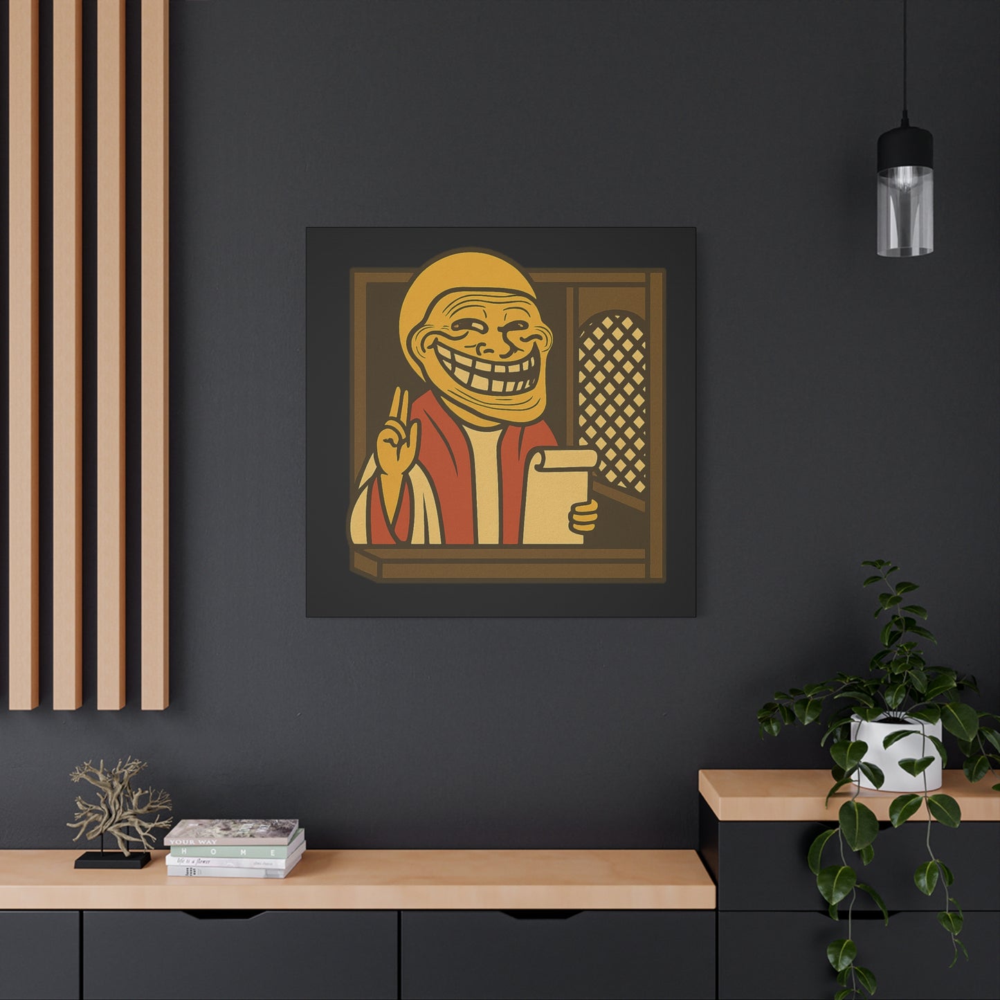 St Troll "Confessions" Canvas Art