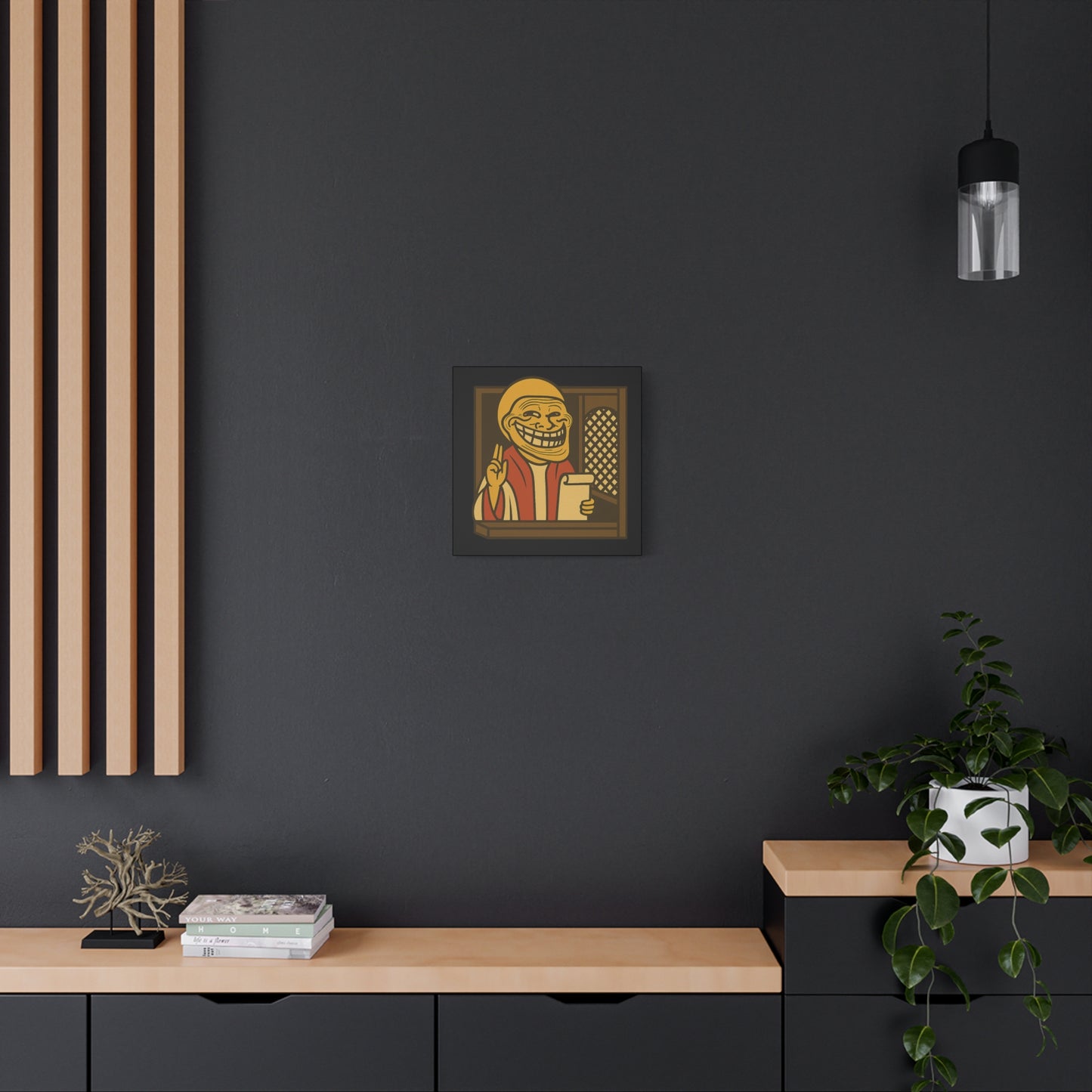St Troll "Confessions" Canvas Art