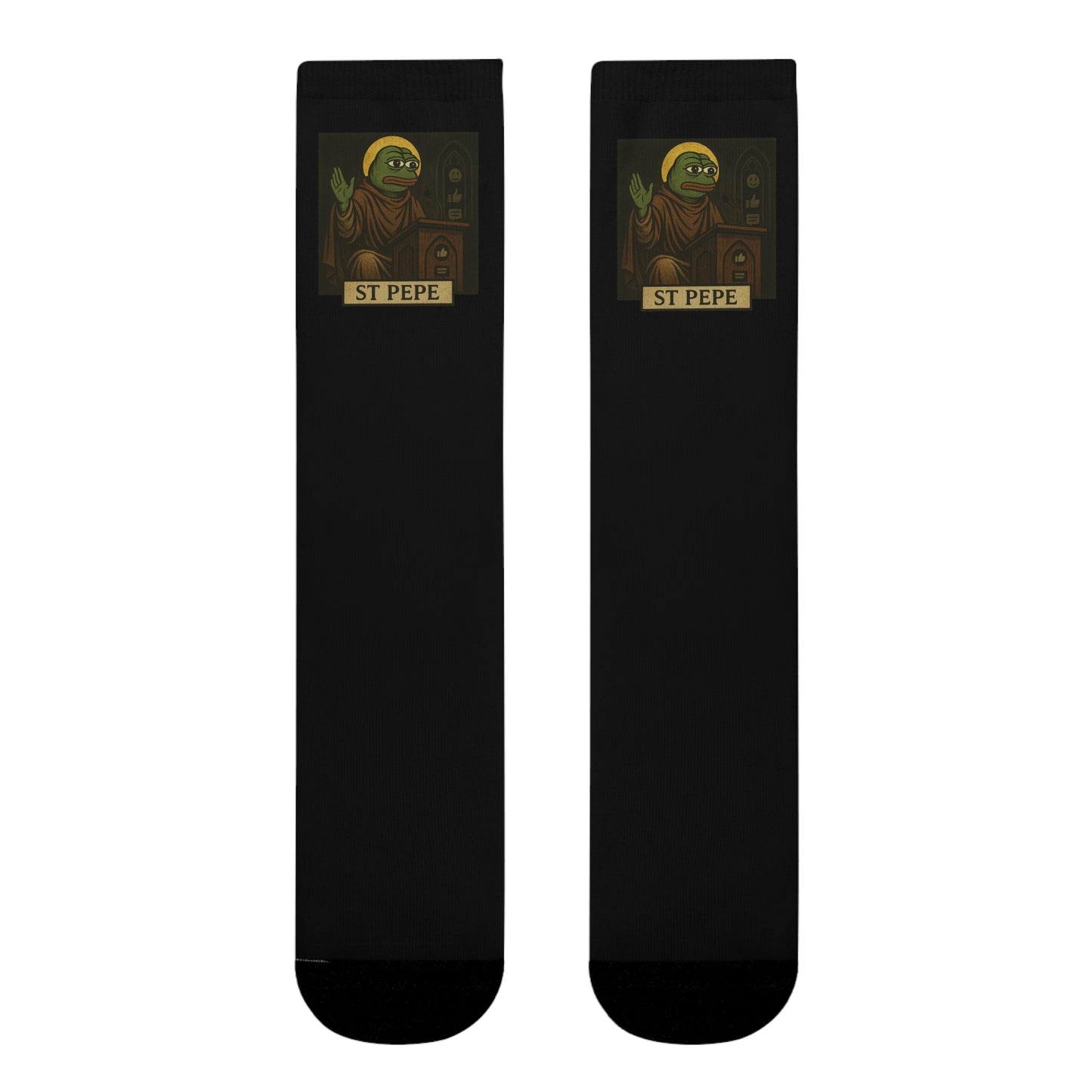 St Pepe "Preach" Crew Socks