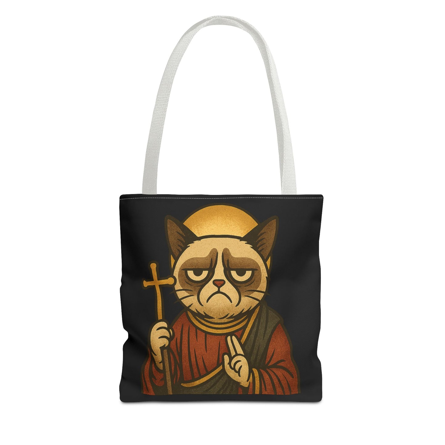 St Grumpy Cat "Repent" Tote Bag
