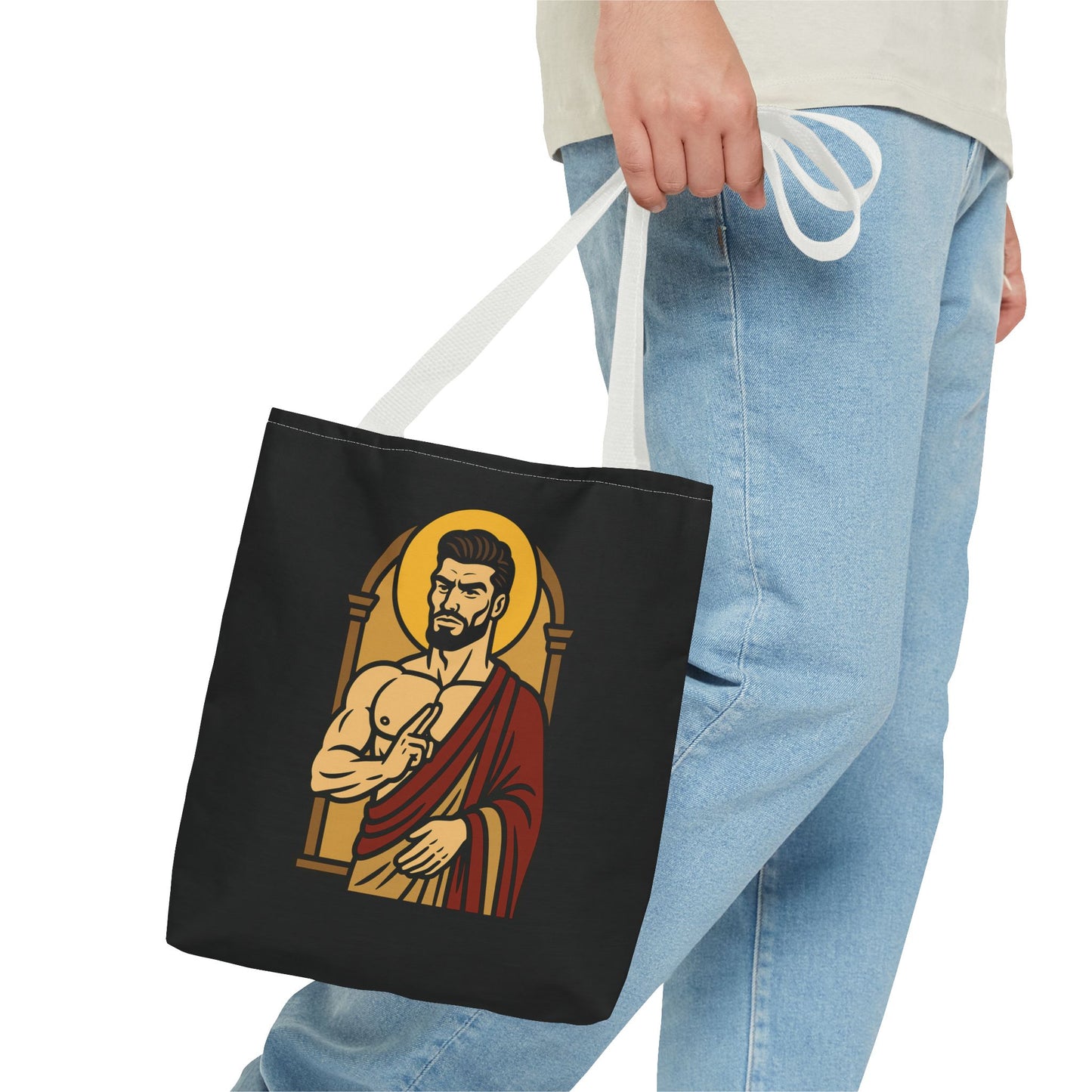 St Gigachad "Peace" Tote Bag