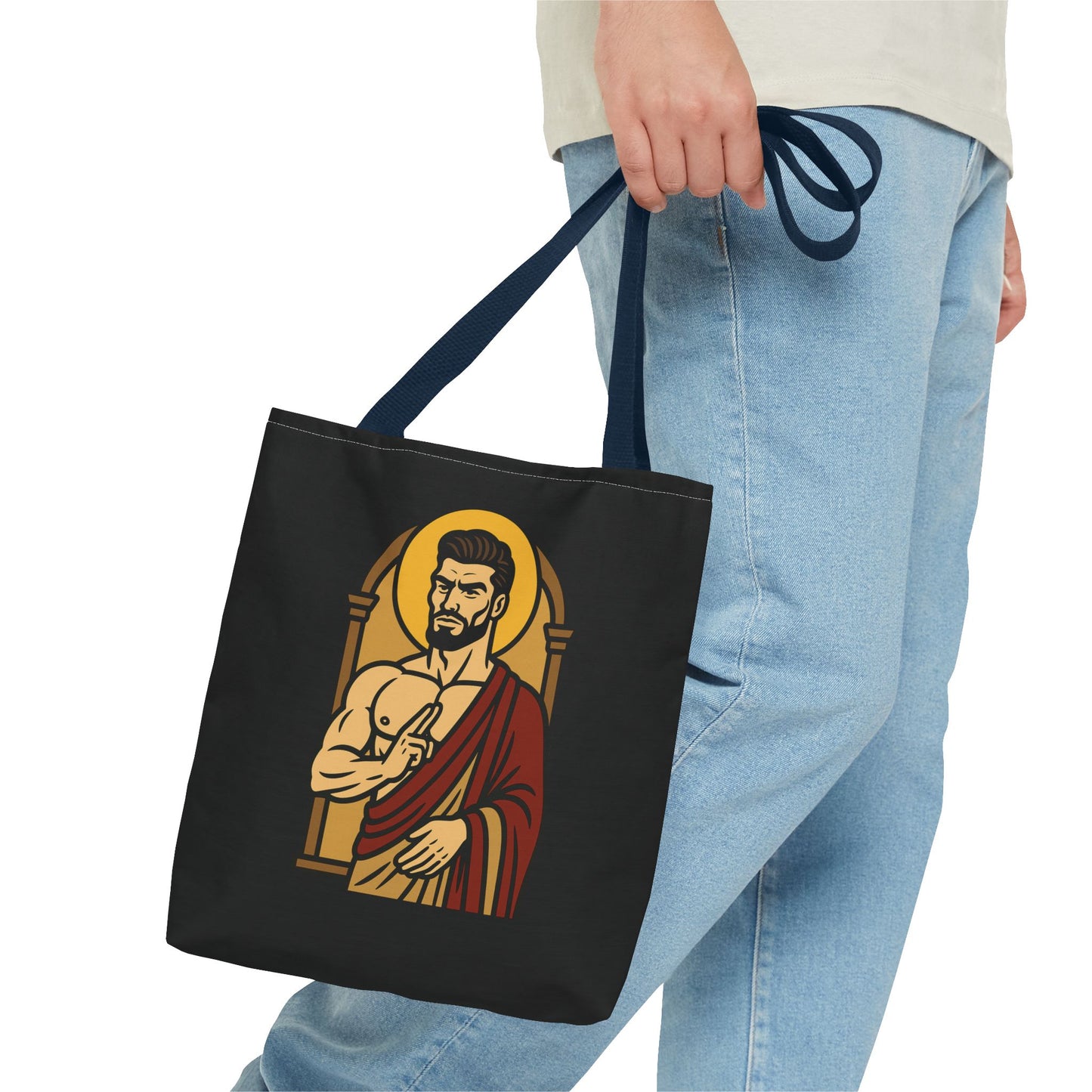 St Gigachad "Peace" Tote Bag