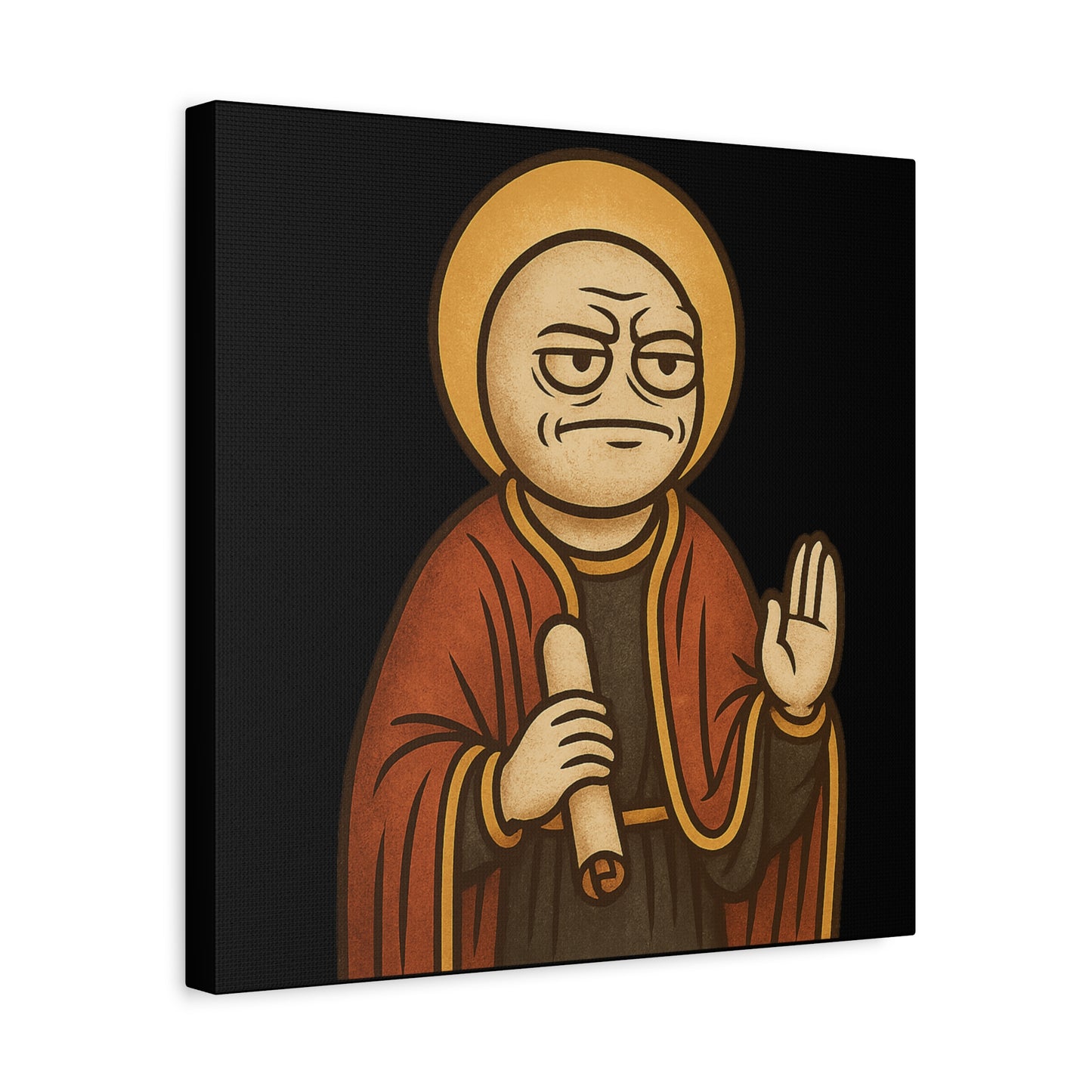 St Rage "Hold" Canvas, Stretched